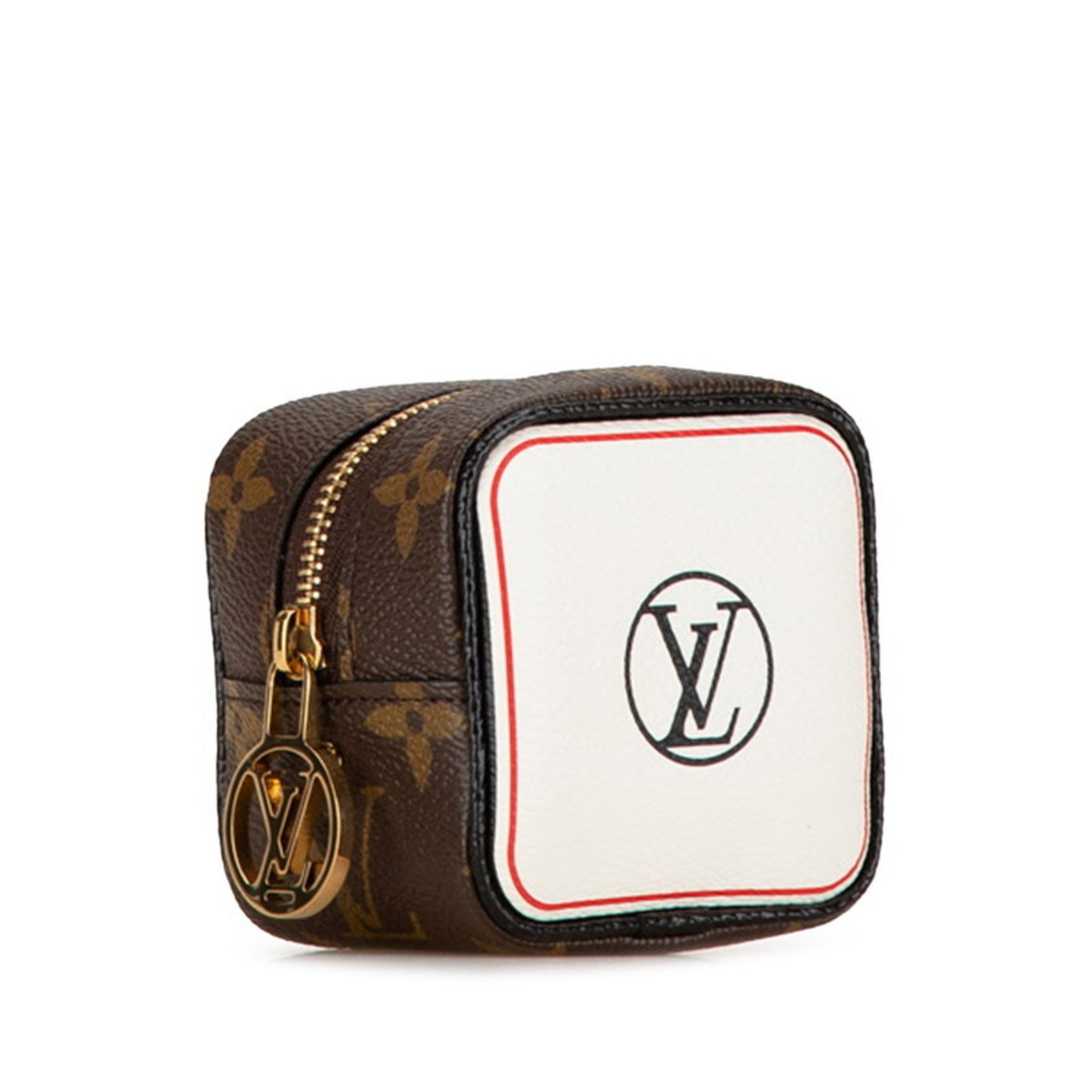 Louis Vuitton Brown Multi-Color Pvc Leather Pouch