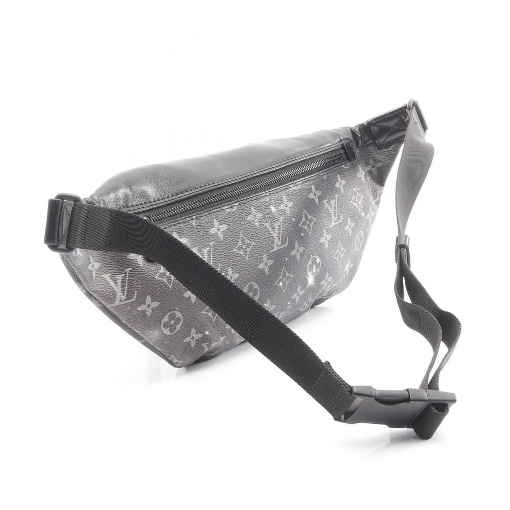 Louis Vuitton Black Gray Coated Canvas Fanny Pack