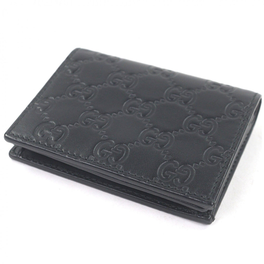 Gucci Black Leather Wallet (Bi-Fold) (Pre-Owned)