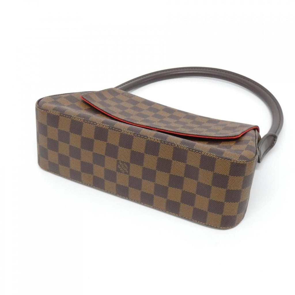 Louis Vuitton Brown Coated Canvas Shoulder Bag