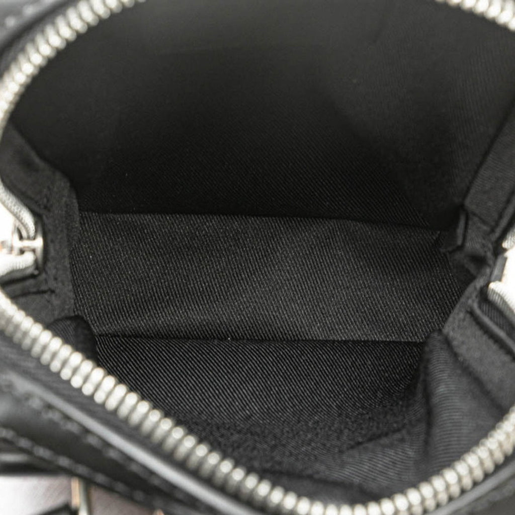 Louis Vuitton Black Leather Shoulder Bag