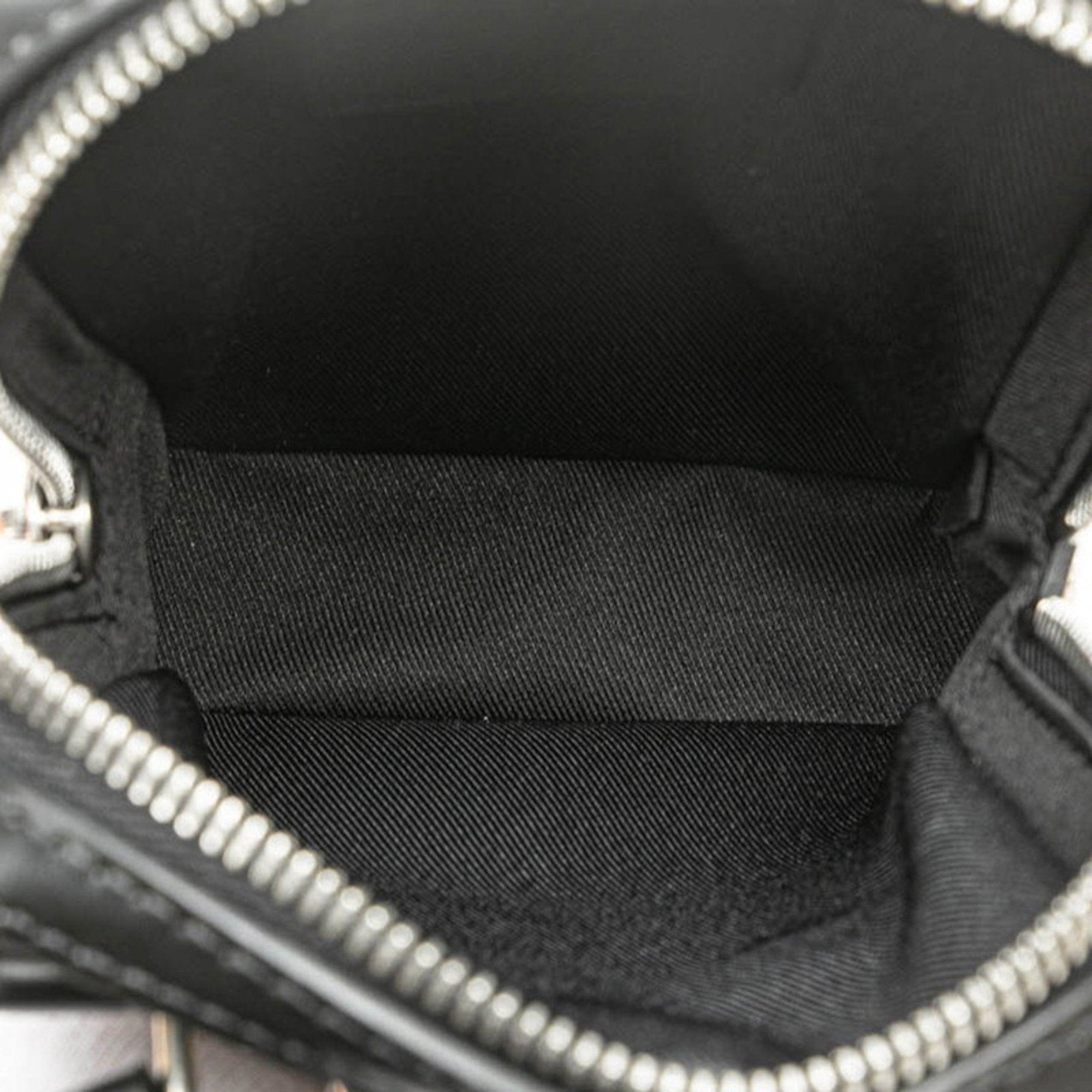 Louis Vuitton Black Leather Shoulder Bag