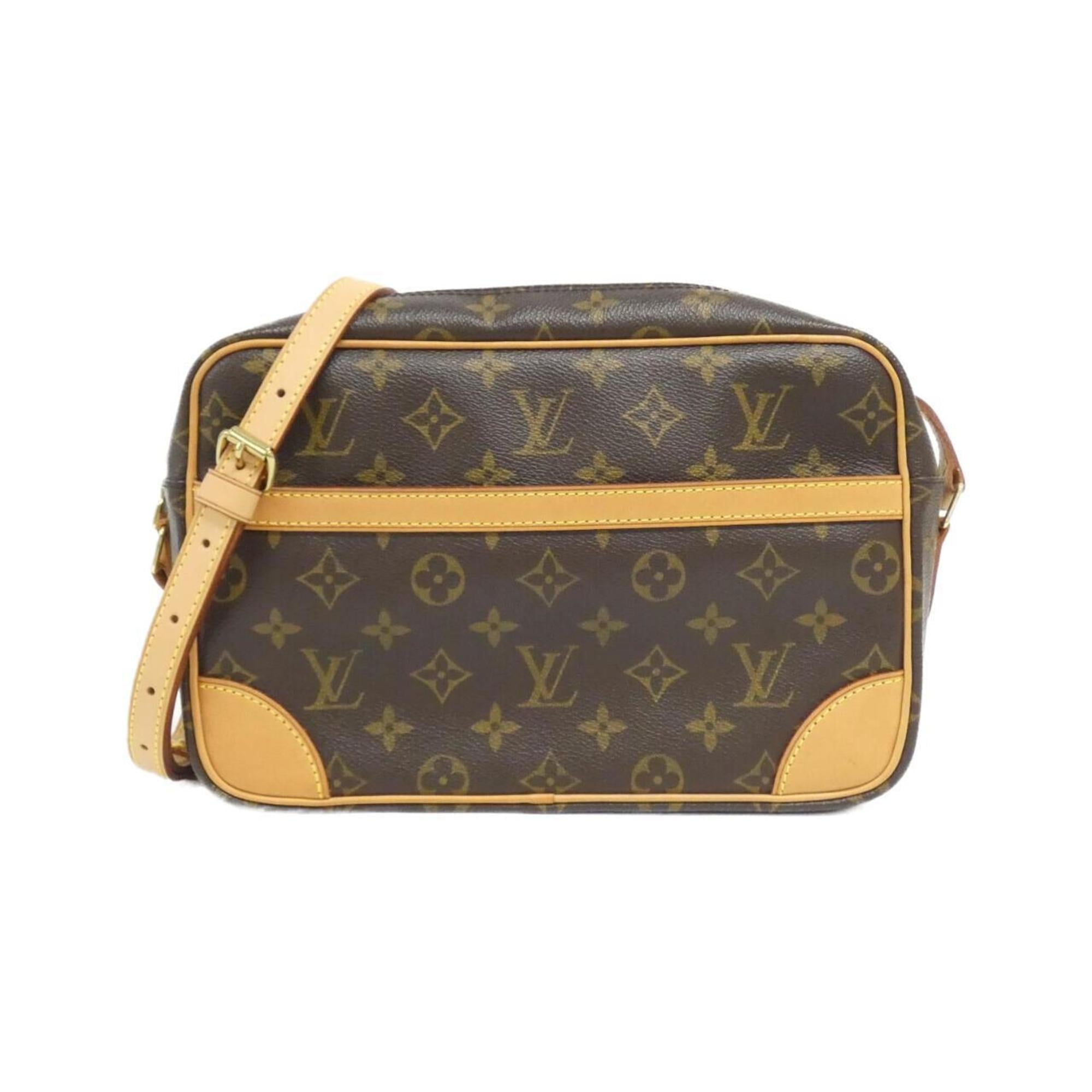 Louis Vuitton Marron Coated Canvas Shoulder Bag