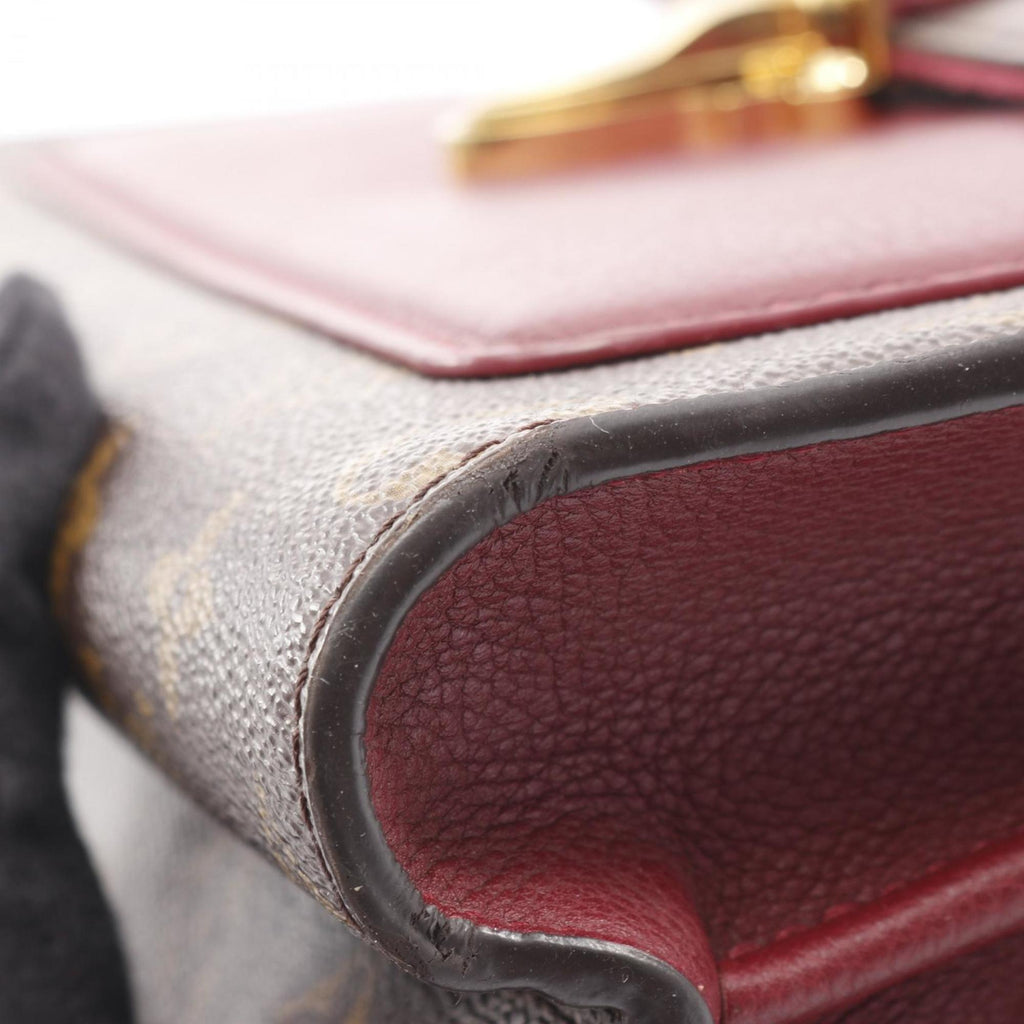 Louis Vuitton Bordeaux Brown Monogram Coated Canvas Leather Shoulder Bag