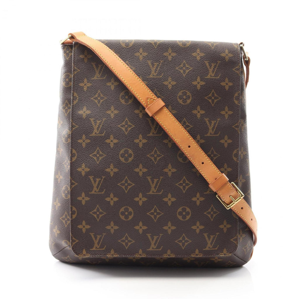 Louis Vuitton Brown Pvc Leather Shoulder Bag