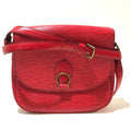 Louis Vuitton Red Leather Shoulder Bag