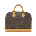 Louis Vuitton Marron Coated Canvas Handbag