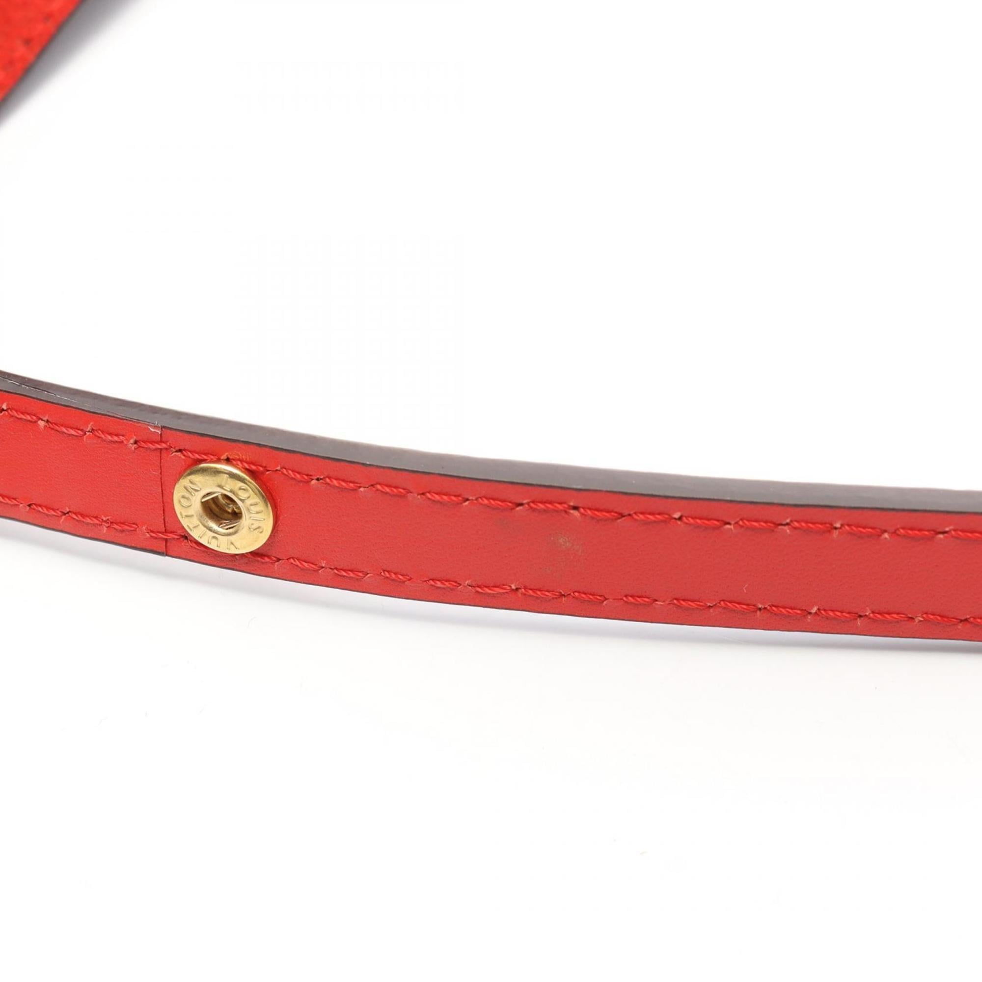 Louis Vuitton Brown Coquelicots Monogram Red Color Coated Canvas Leather Handbag Shoulder Bag