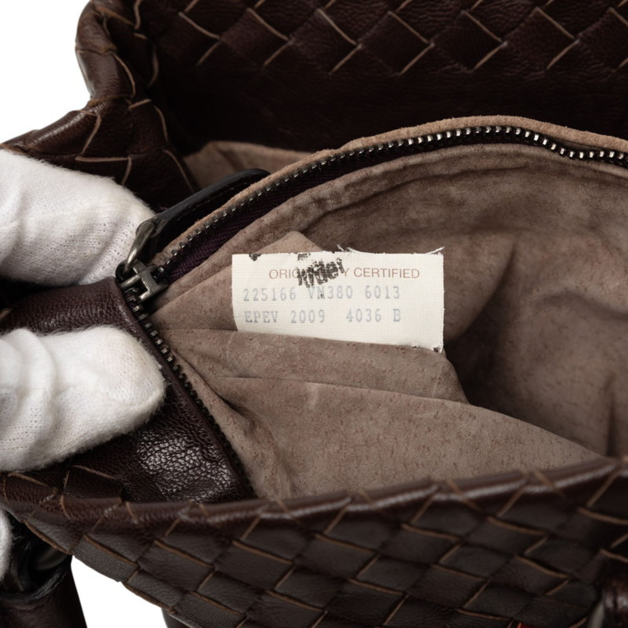 Bottega Veneta Brown Red Color Leather Handbag Tote Bag