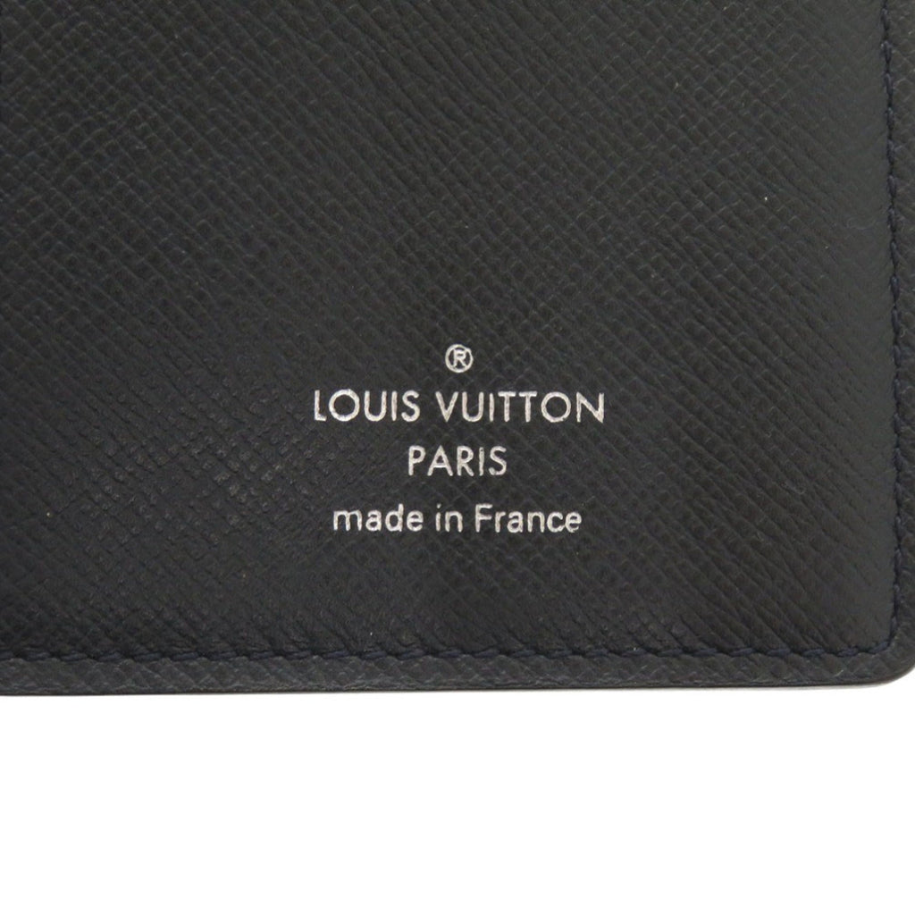 Louis Vuitton Navy Taiga Leather Long Wallet