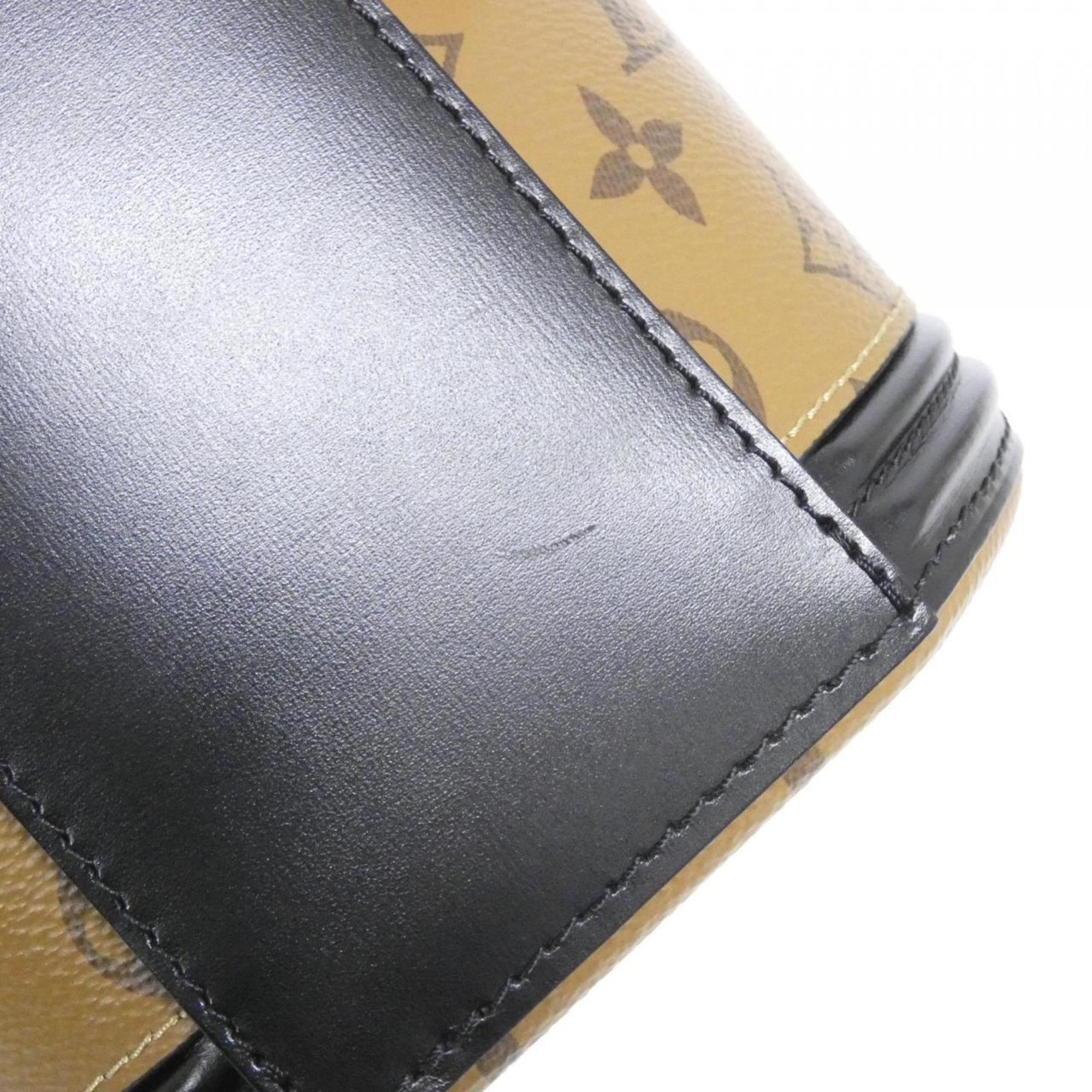 Louis Vuitton Brown Coated Canvas Handbag