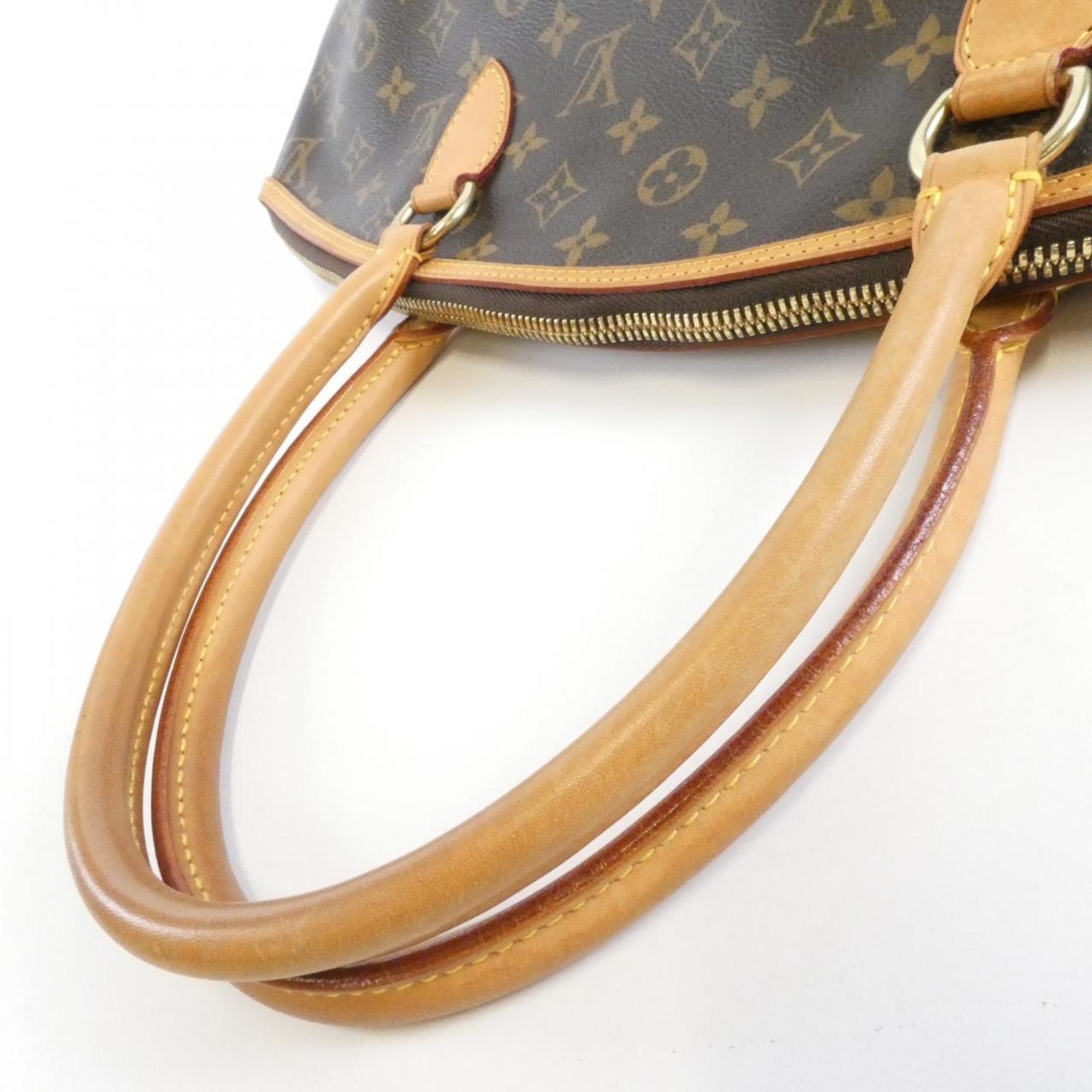 Louis Vuitton Brown Coated Canvas Handbag