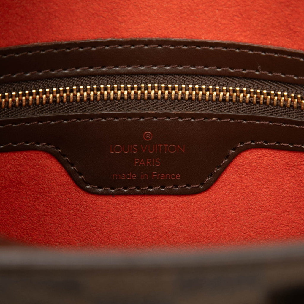 Louis Vuitton Damier Brown Pvc Leather Handbag