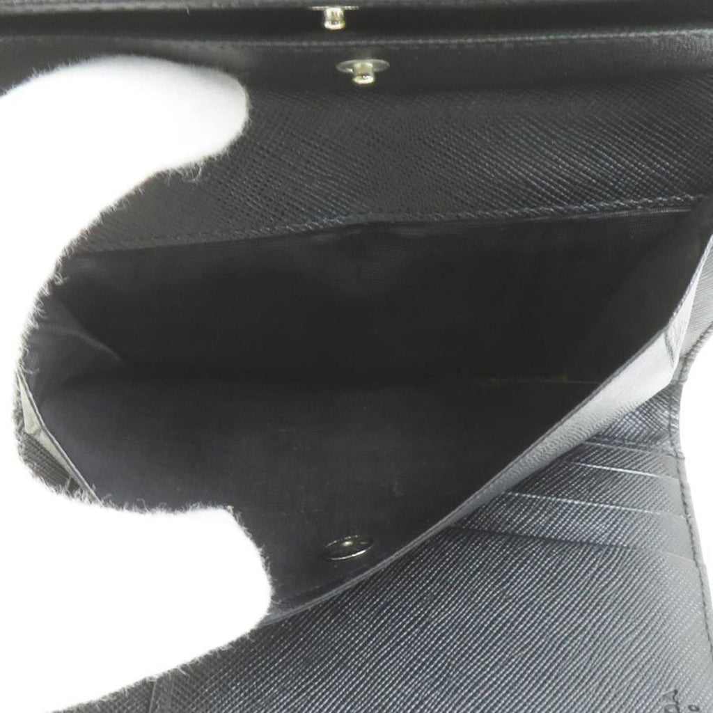 Prada Black Nylon Wallet (Tri-Fold)