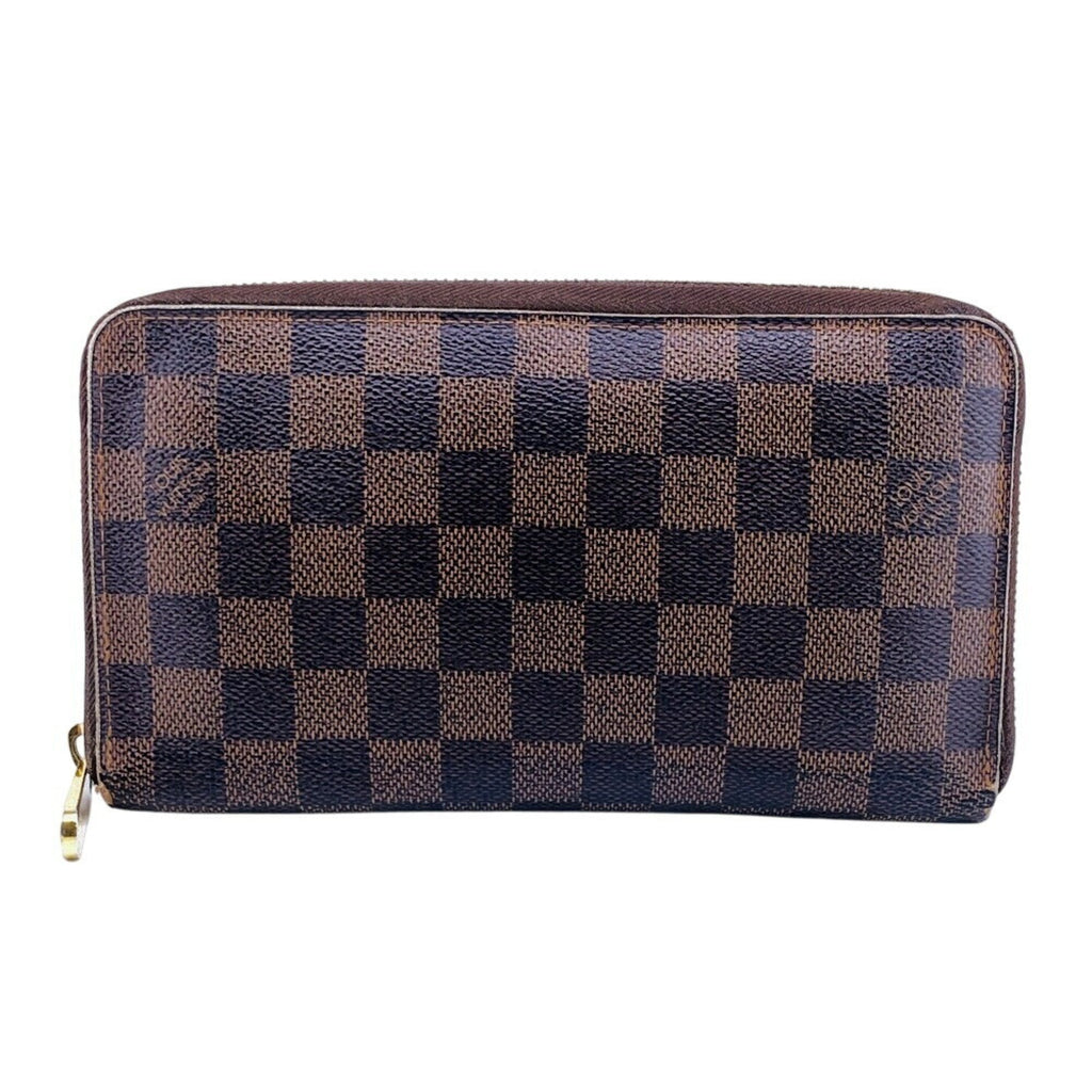 Louis Vuitton Brown Leather Long Wallet