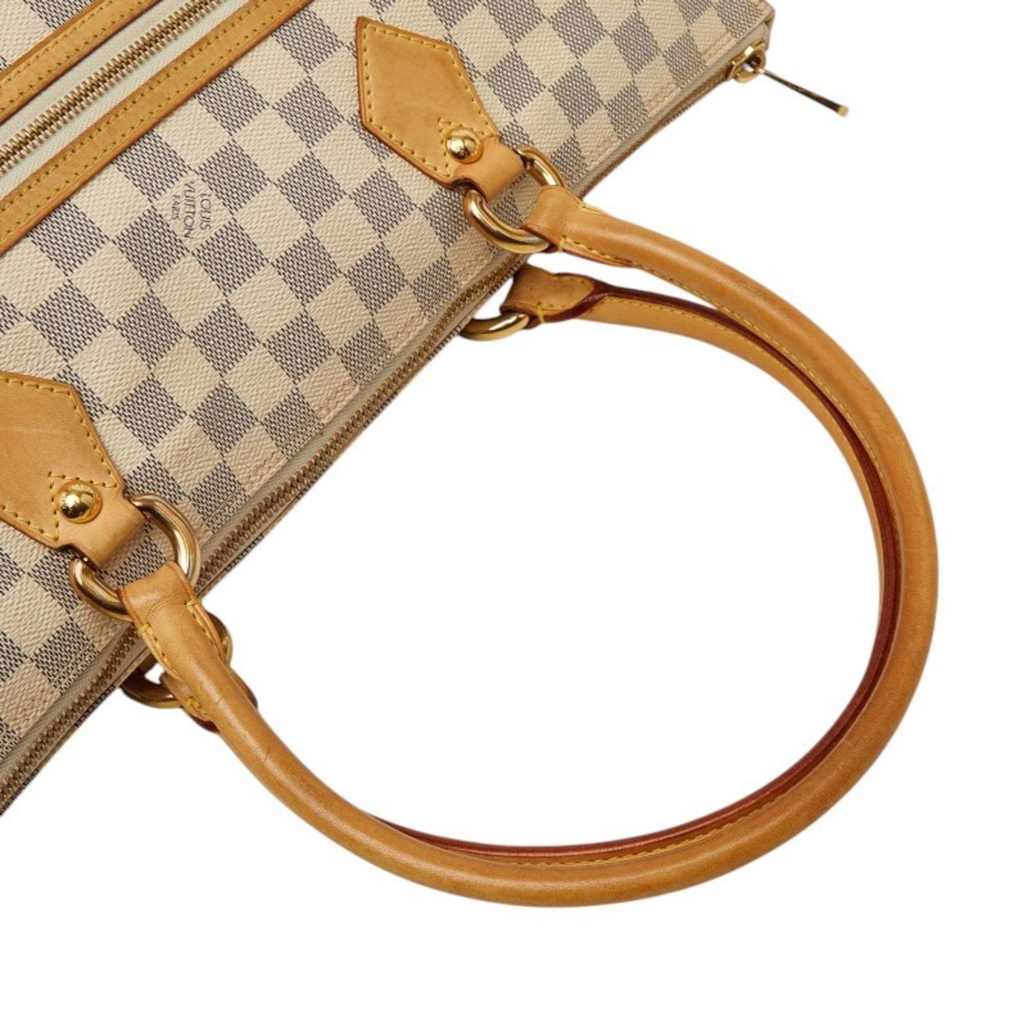 Louis Vuitton White Pvc Leather Tote Bag