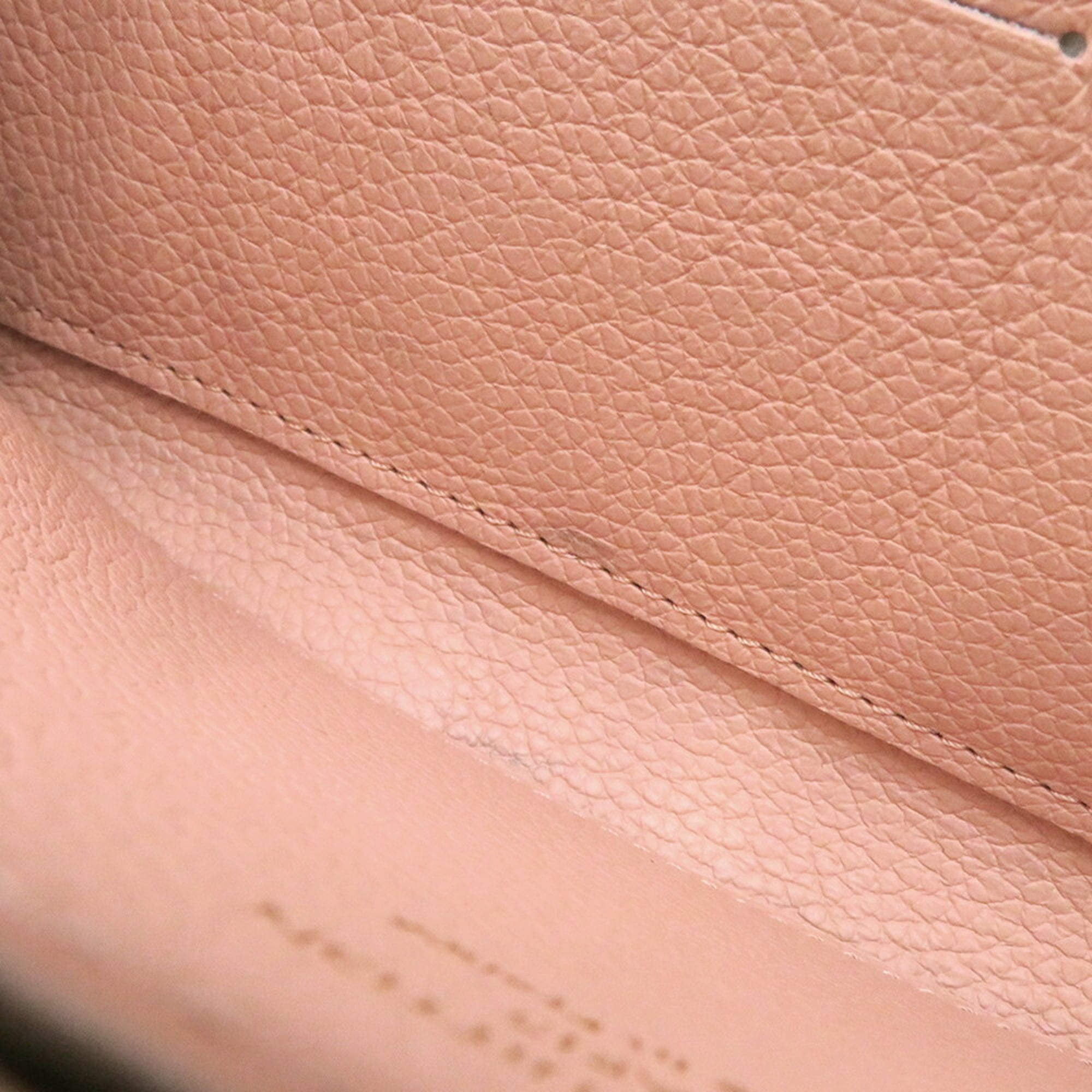 Louis Vuitton Monogram Empreinte Bicolor Cream Rose Monogram Empreinte Long Wallet