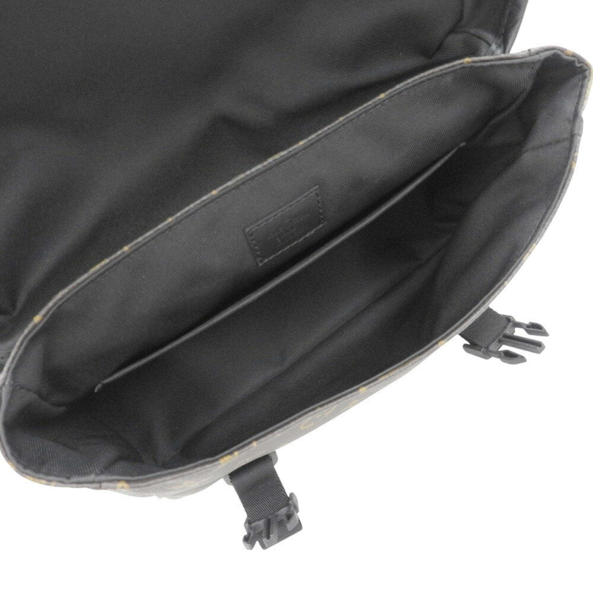 Louis Vuitton Monogram Macassar Black Monogram Macassar Pvc Leather Shoulder Bag