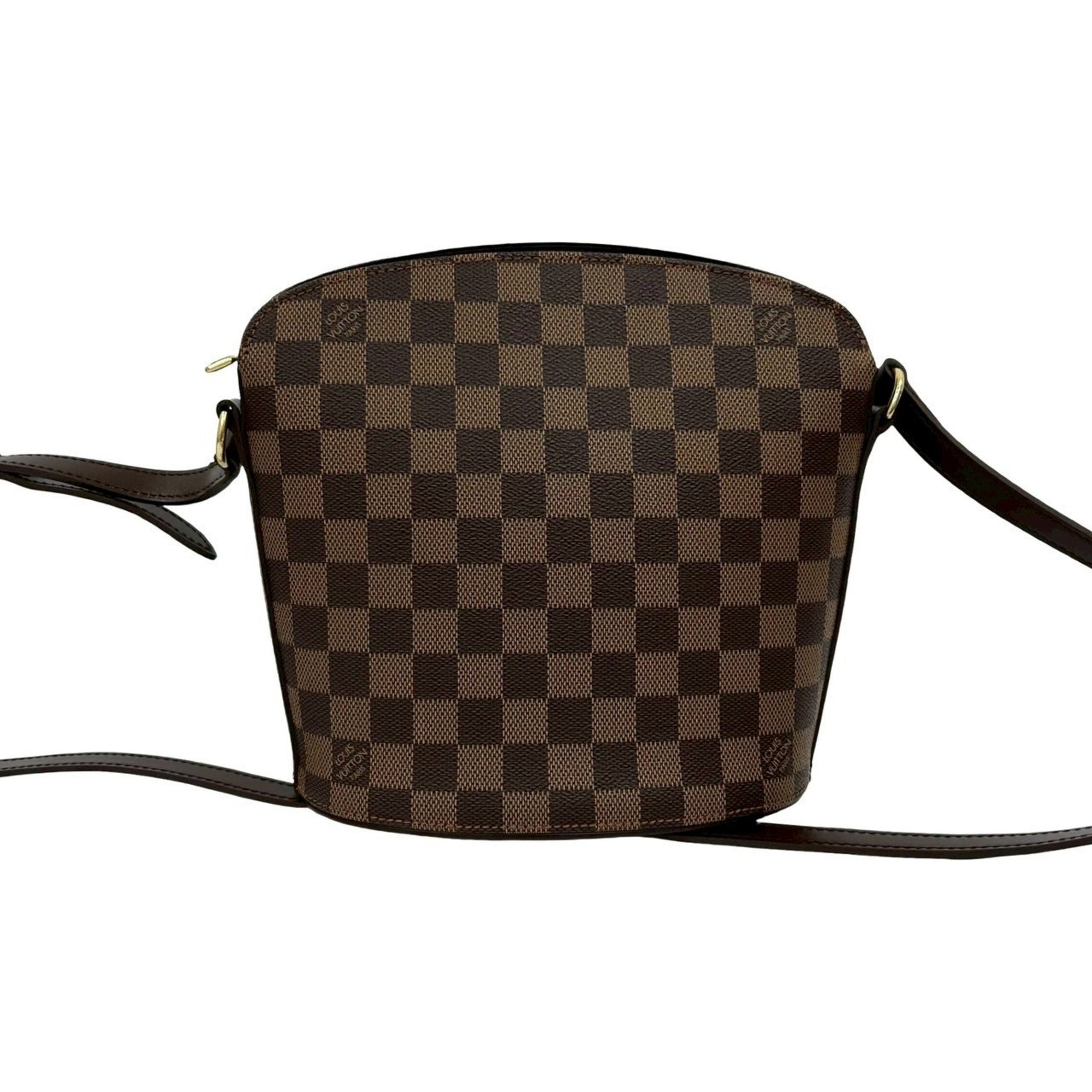 Louis Vuitton Brown Leather Pvc Pochette Shoulder Bag