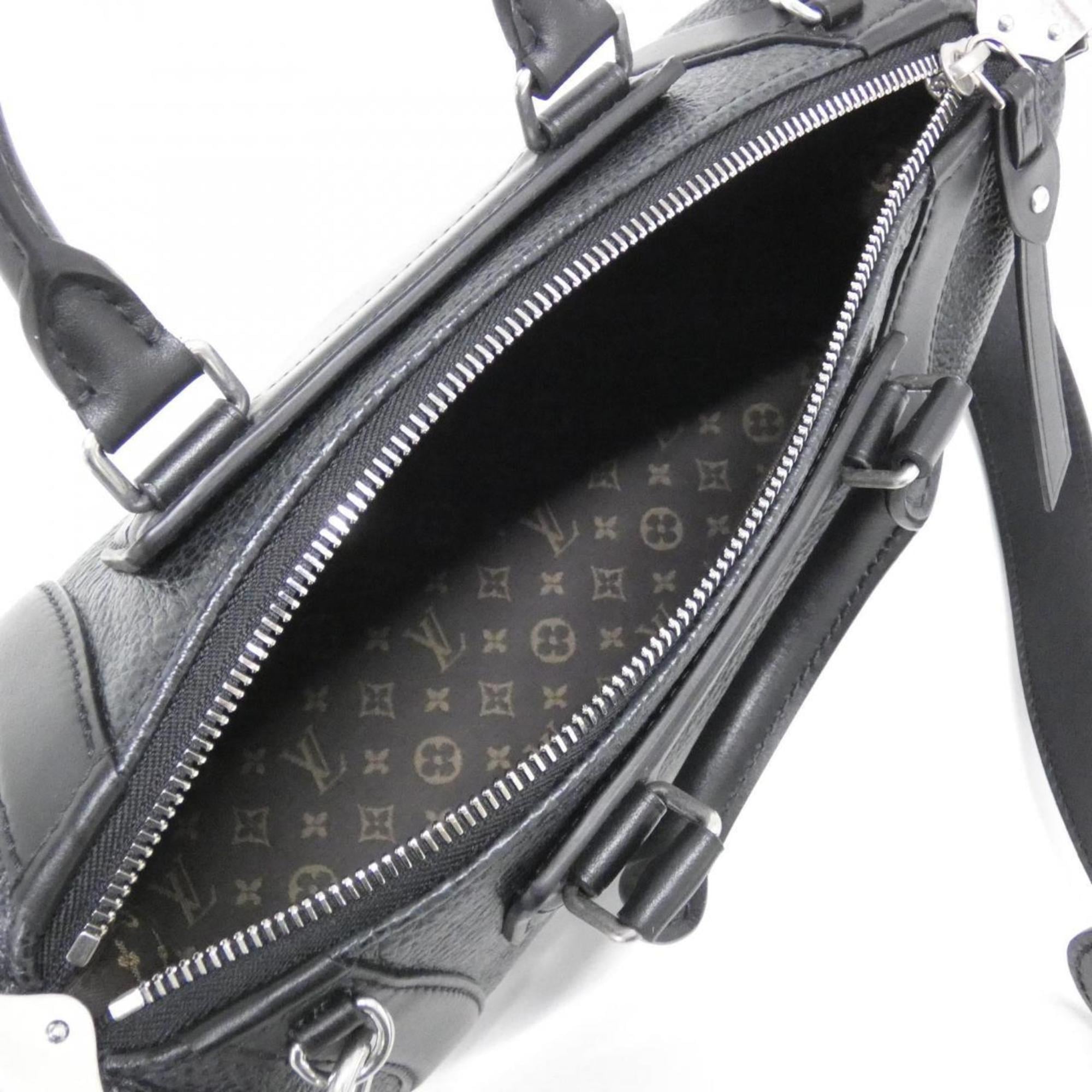 Louis Vuitton Black Leather Handbag