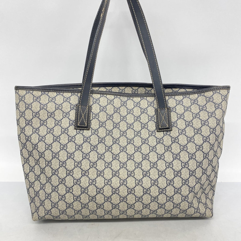 Gucci Navy Pvc Tote Bag (Pre-Owned)