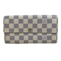 Louis Vuitton Damier Azur Damier Azur White Damier Azur Long Wallet