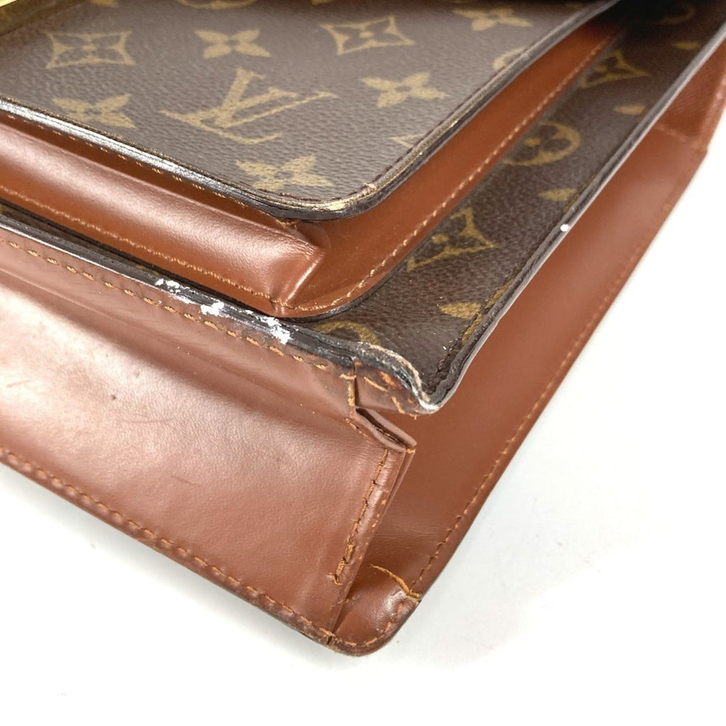 Louis Vuitton Brown Monogram Canvas Handbag