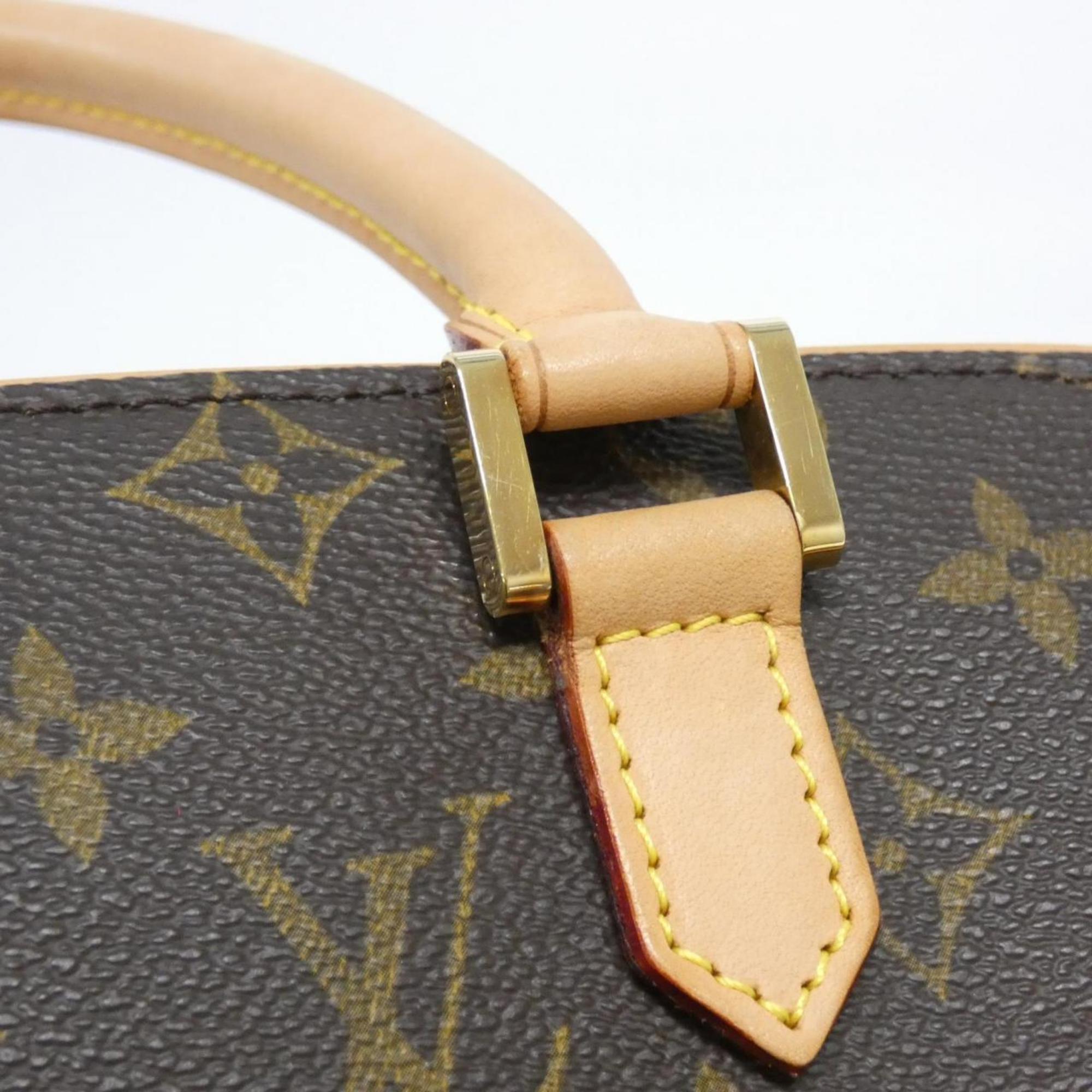 Louis Vuitton Marron Coated Canvas Handbag