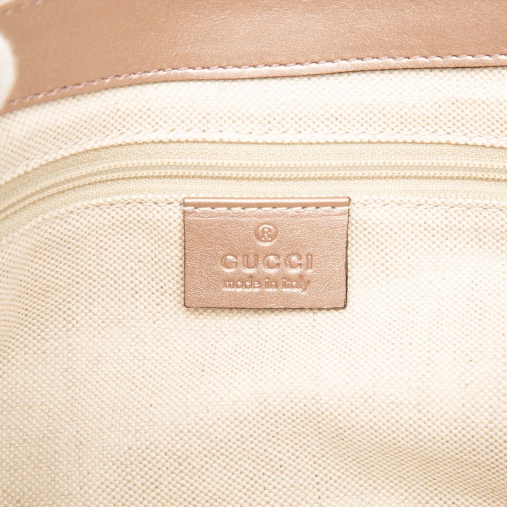 Gucci Pink Leather Shoulder Bag (Pre-Owned)