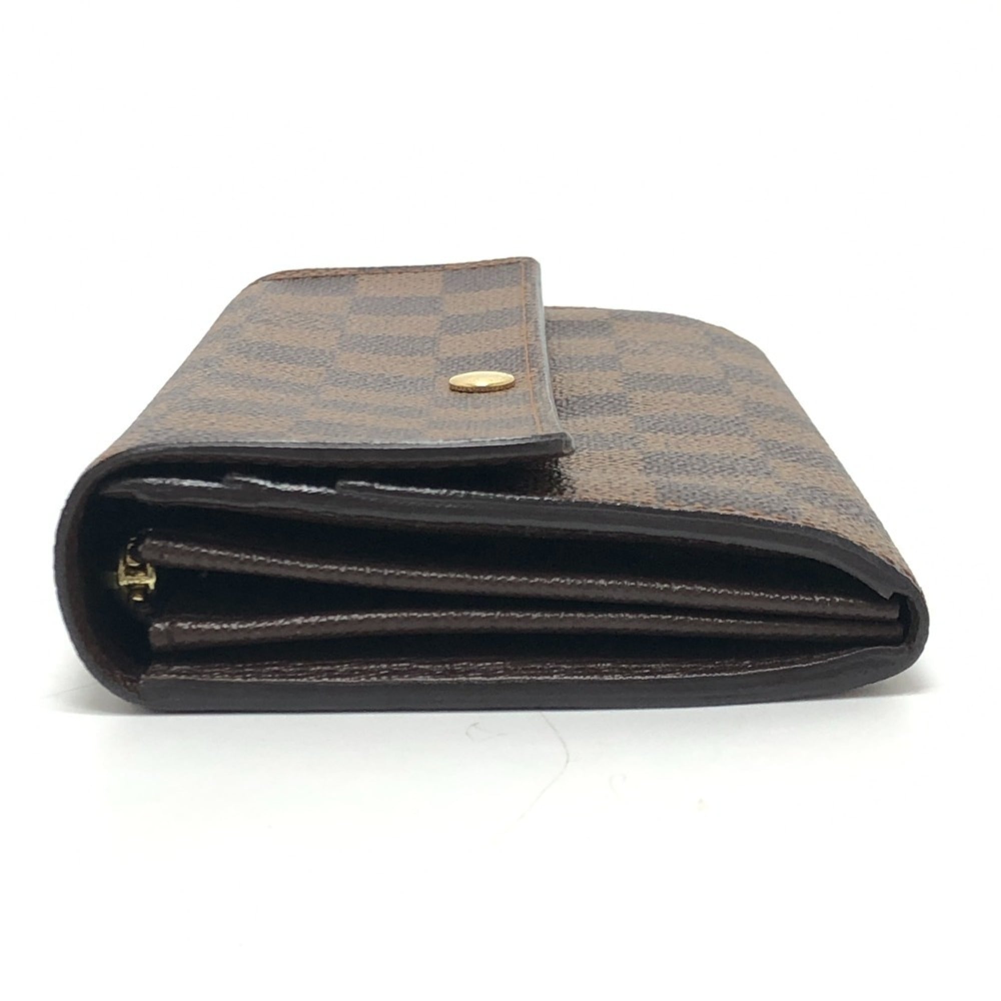 Louis Vuitton Damier Brown Ebene Damier Canvas Long Wallet