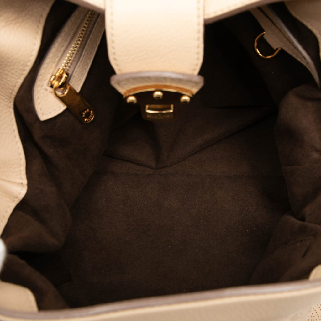 Louis Vuitton Beige Opal Leather Handbag