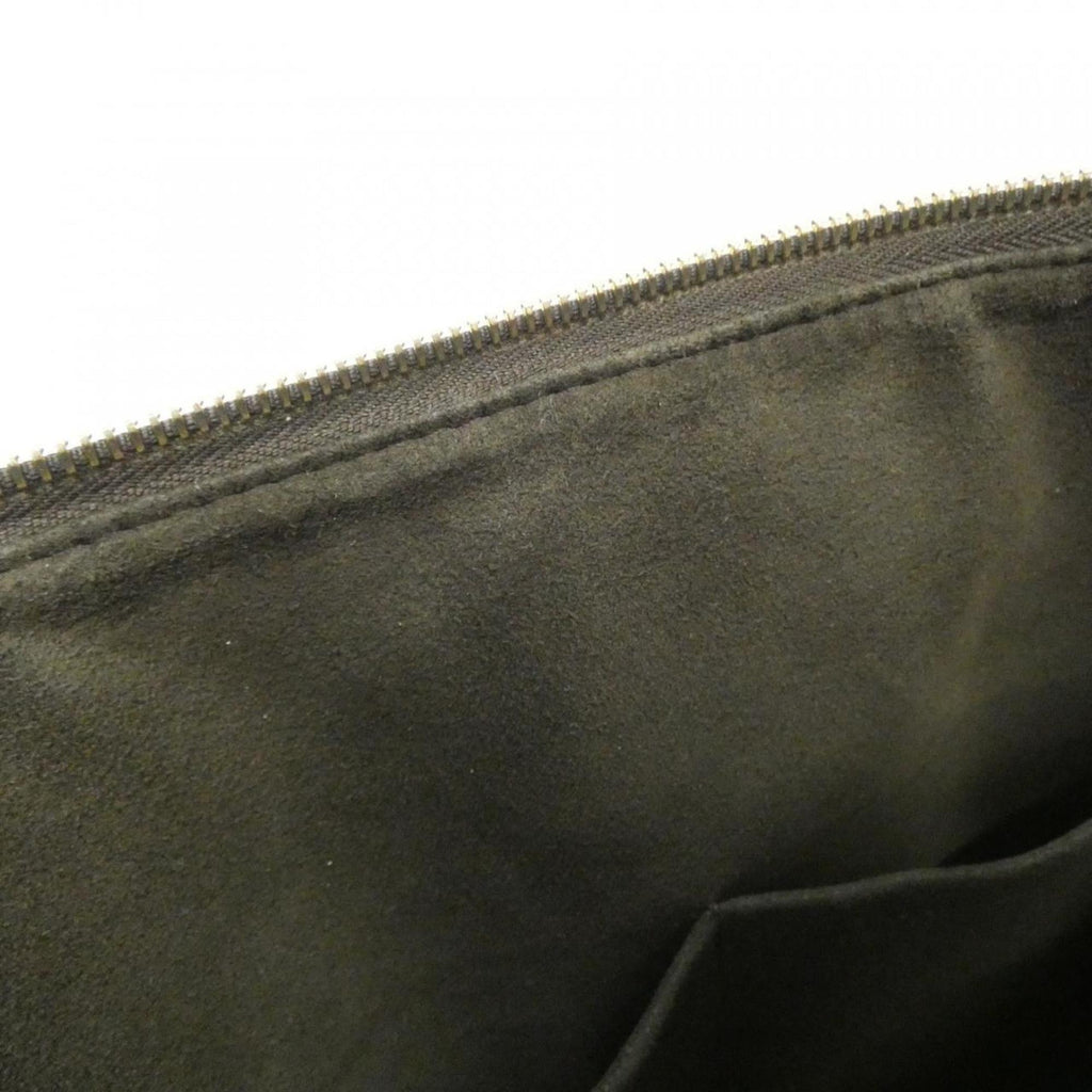 Louis Vuitton Brown Coated Canvas Shoulder Bag