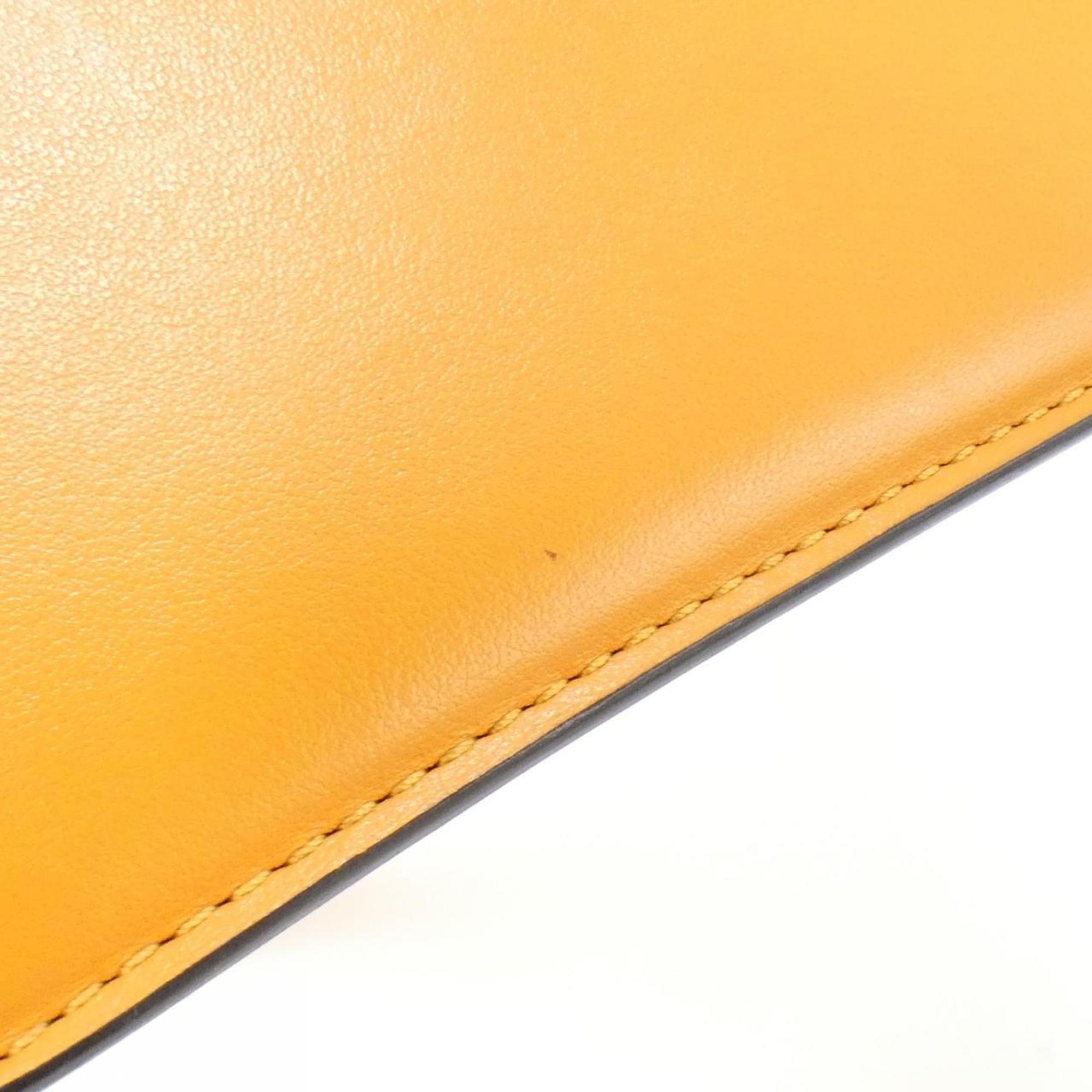 Louis Vuitton Orange Leather Shoulder Bag