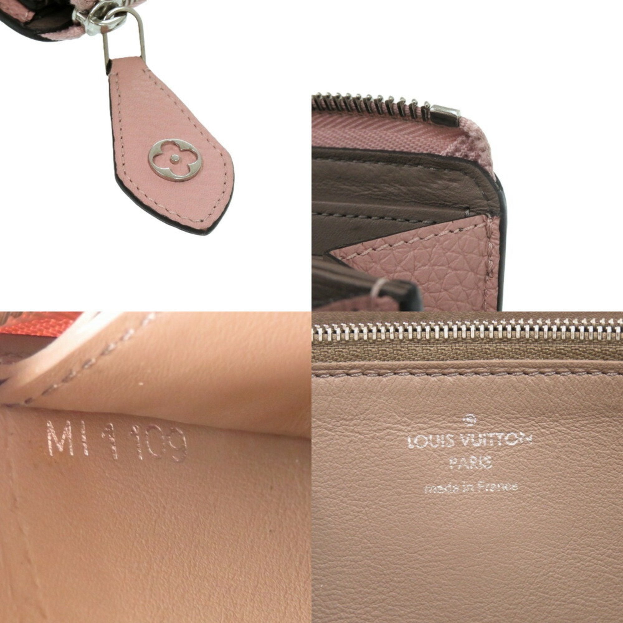 Louis Vuitton Magnolia Pink Leather Long Wallet
