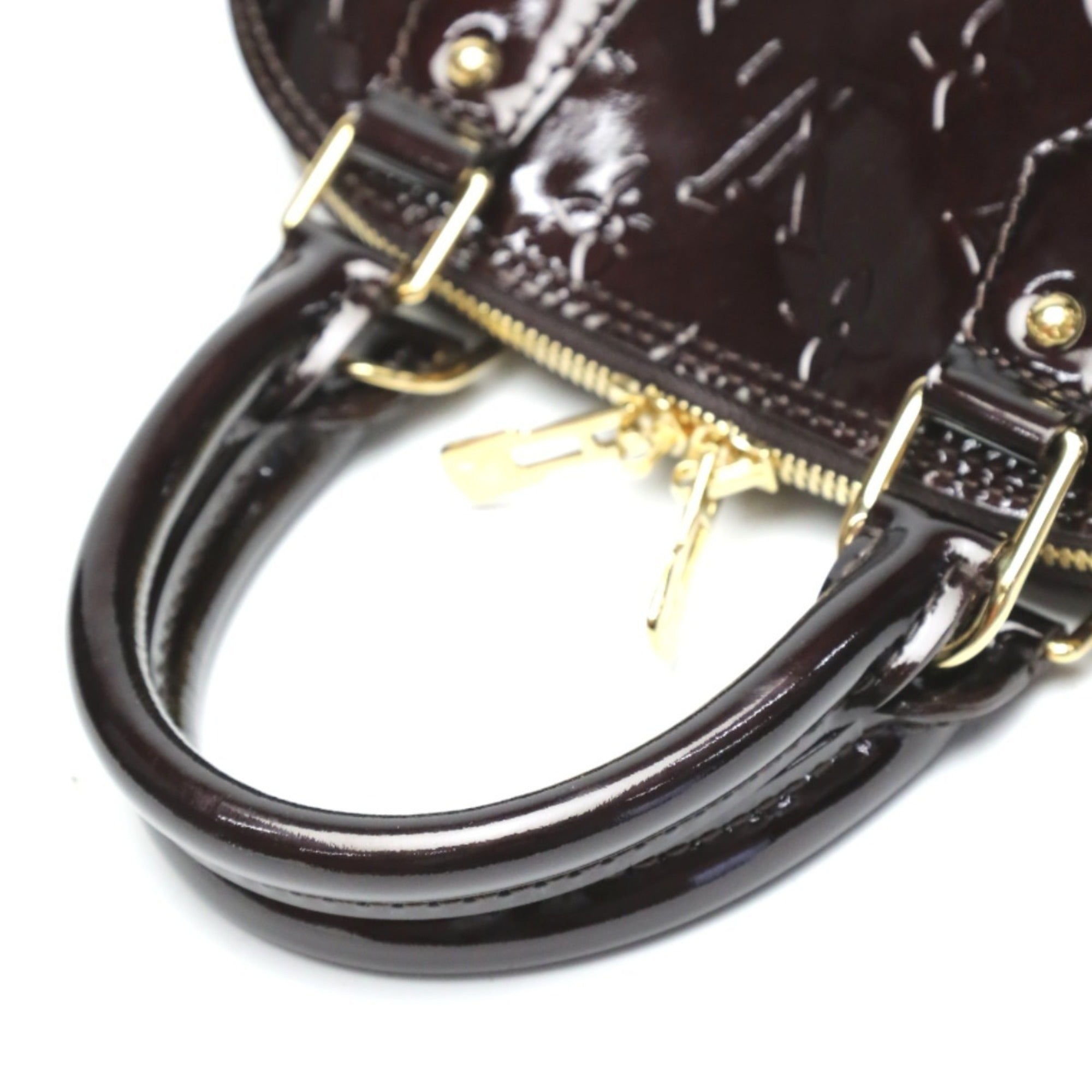 Louis Vuitton Amarante Monogram Vernis Handbag