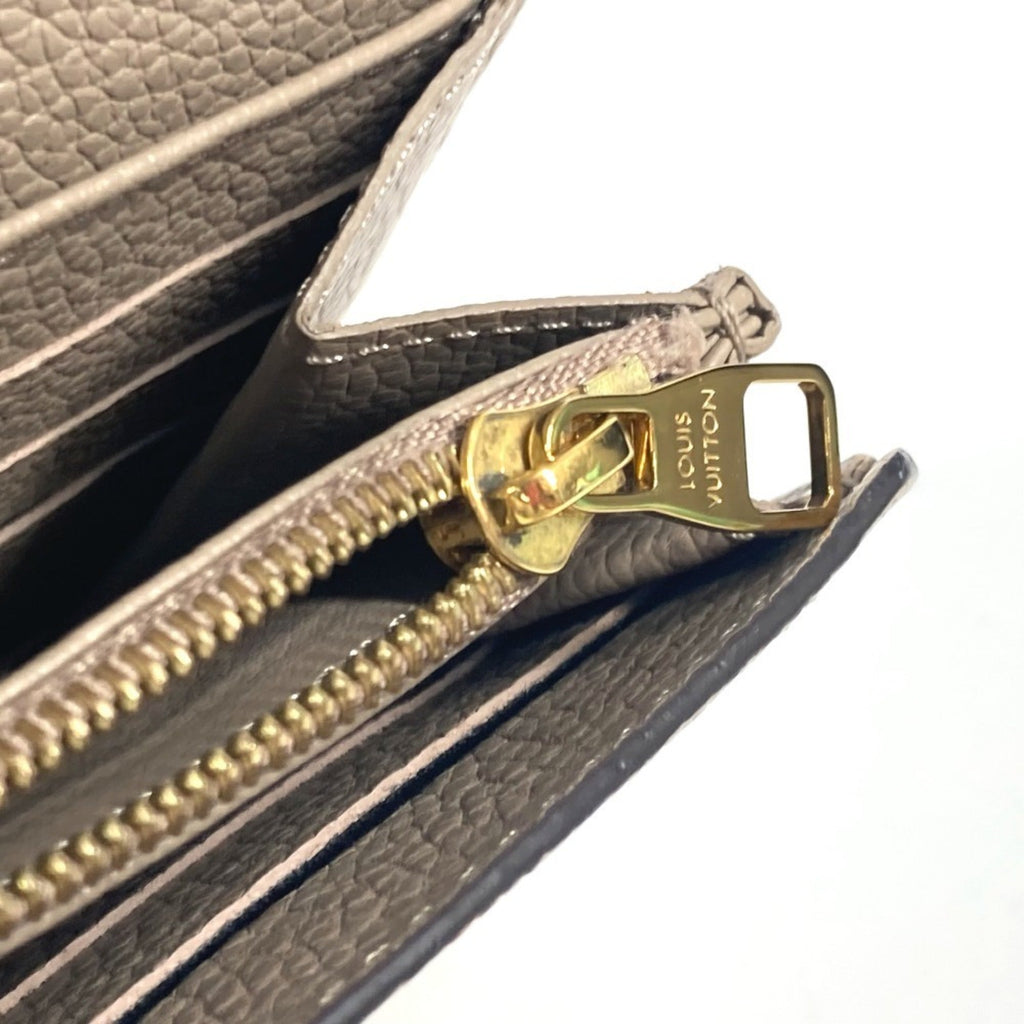 Louis Vuitton Beige Tourterelle Monogram Empreinte Long Wallet