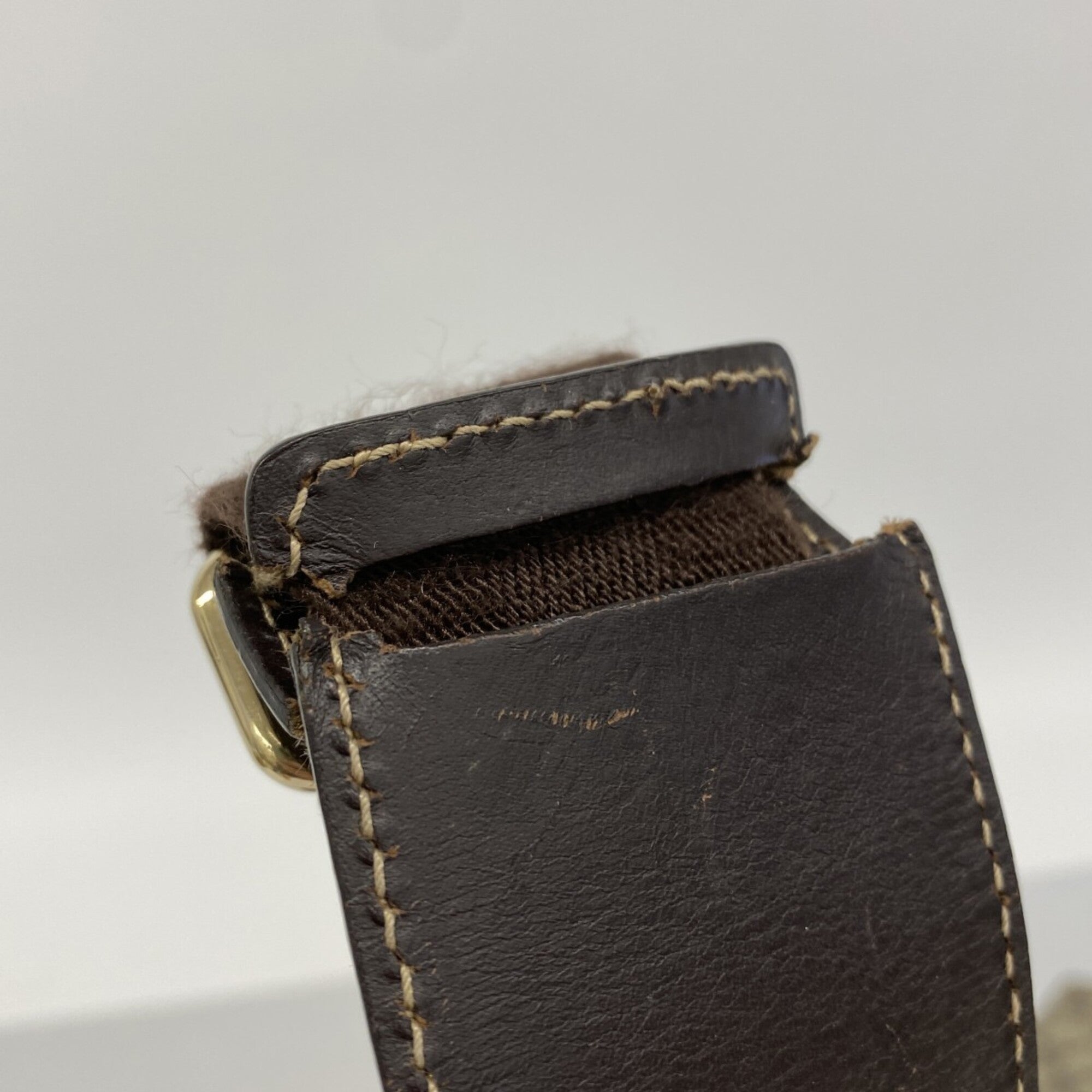 Gucci Brown Pvc Shoulder Bag (Pre-Owned)