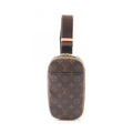 Louis Vuitton Monogram Brown Coated Canvas Leather Fanny Pack Sling Bag