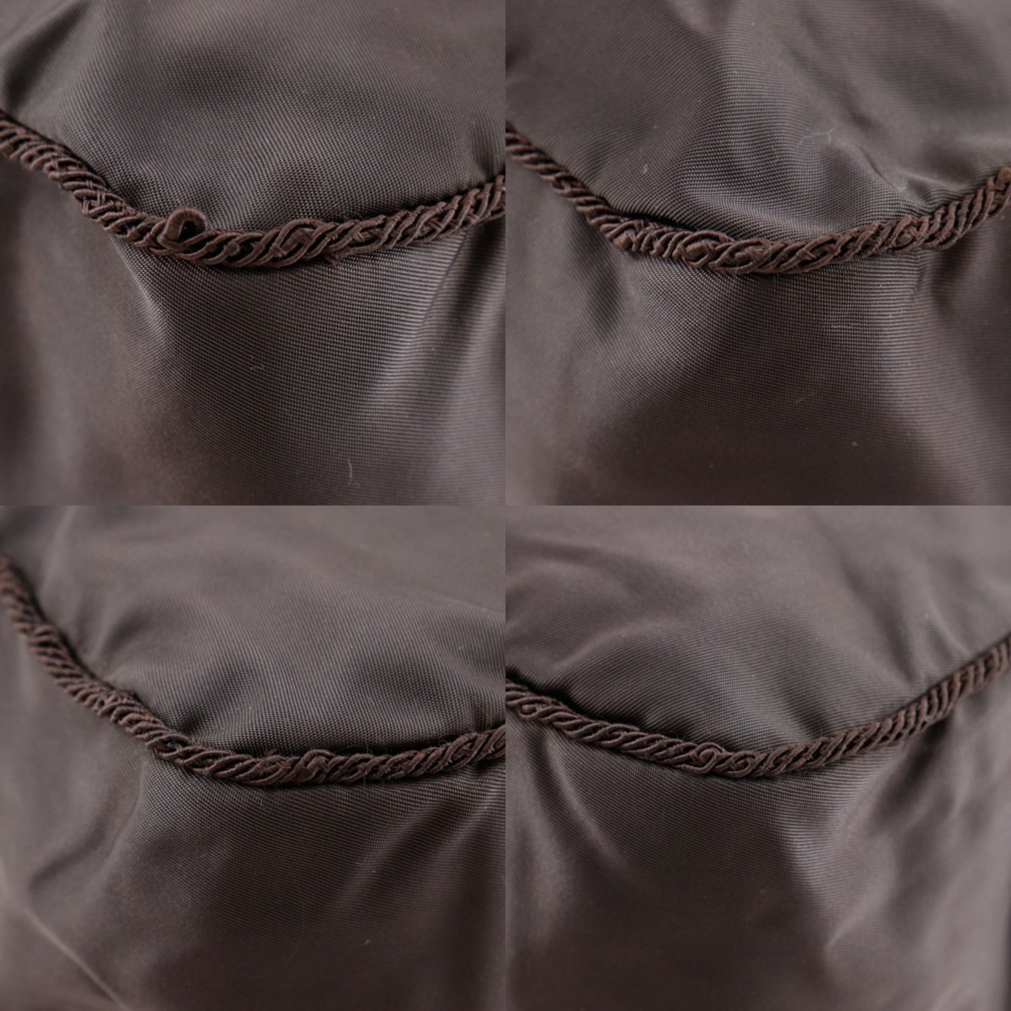 Prada Brown Nylon Handbag