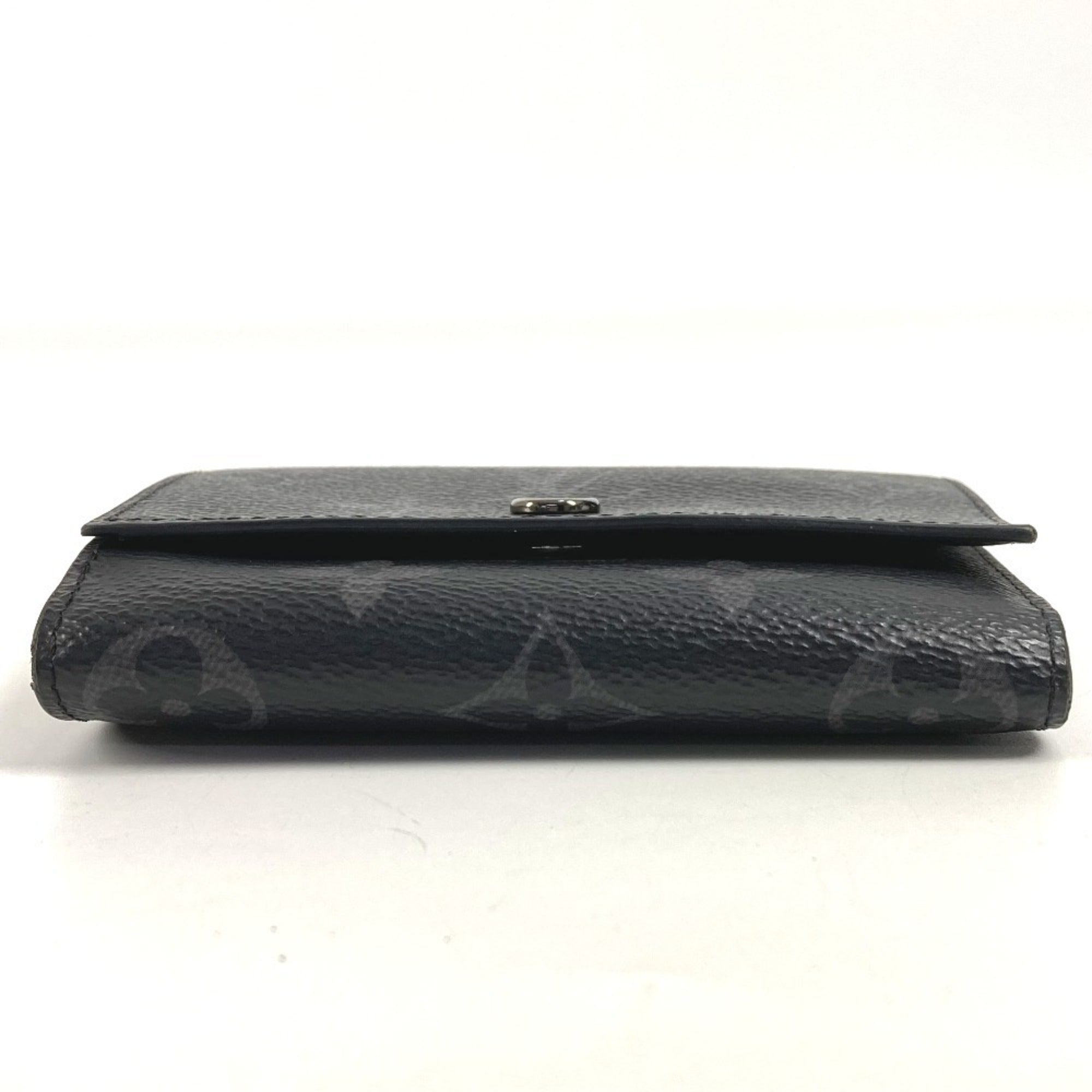 Louis Vuitton Black Monogram Eclipse Monogram Eclipse Wallet (Tri-Fold)