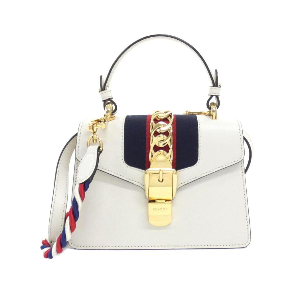 Gucci White Leather Handbag (Pre-Owned)