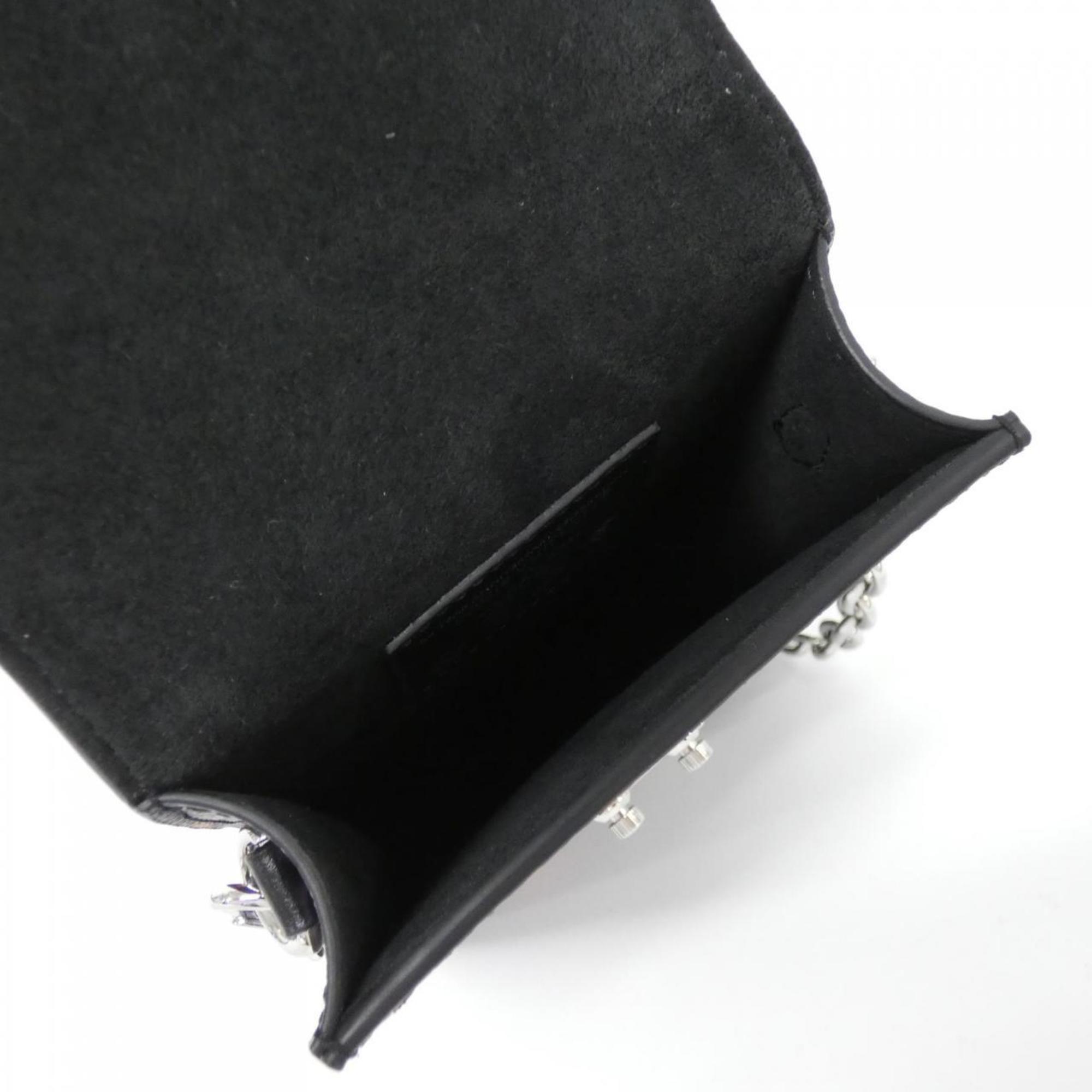 Louis Vuitton Black Coated Canvas Shoulder Bag