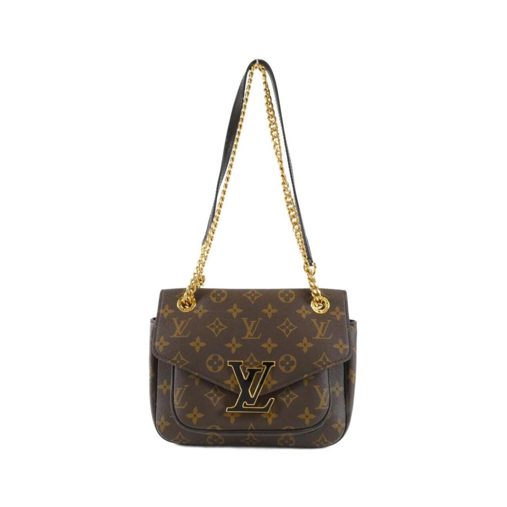 Louis Vuitton Brown Coated Canvas Shoulder Bag