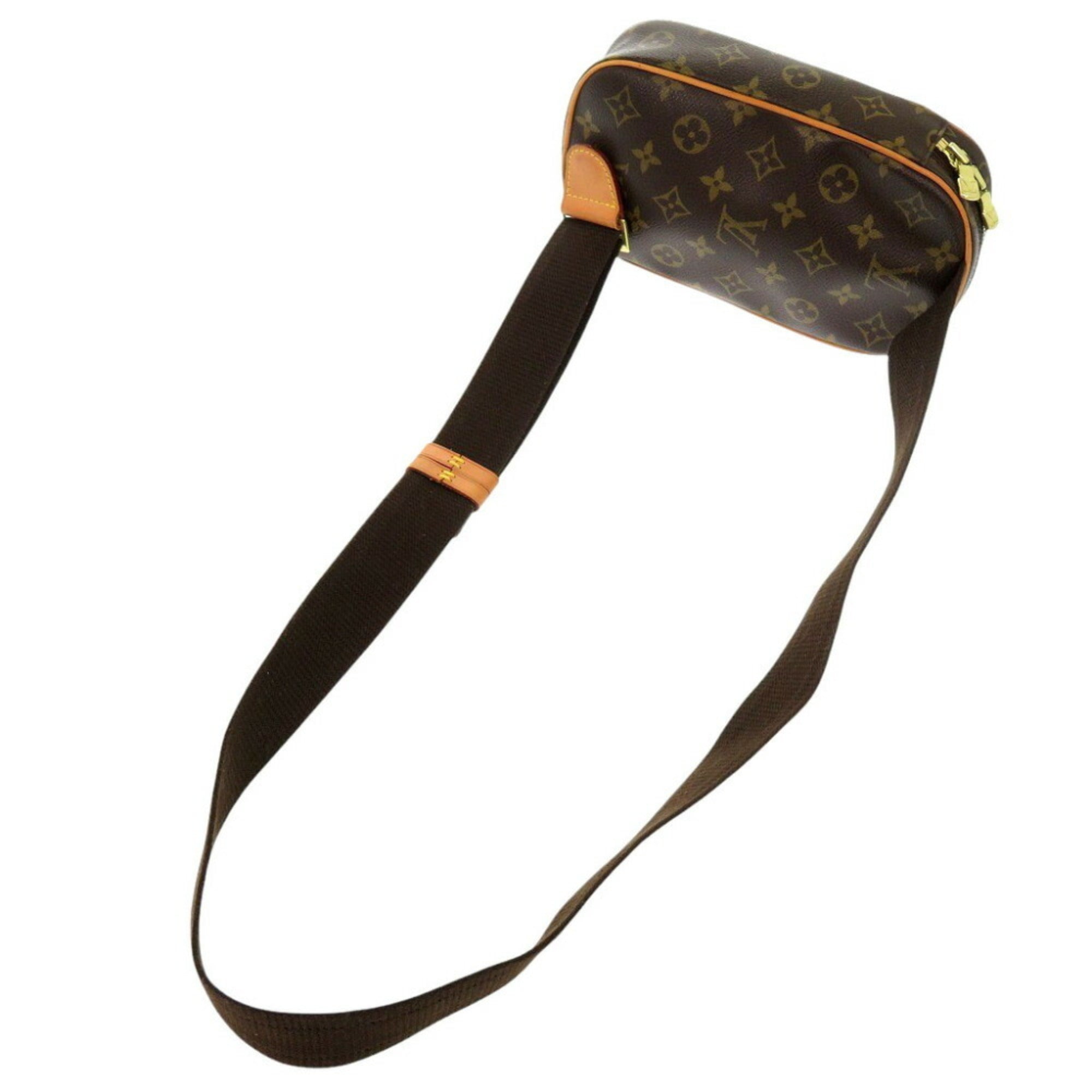 Louis Vuitton Brown Monogram Pochette Sling Bag