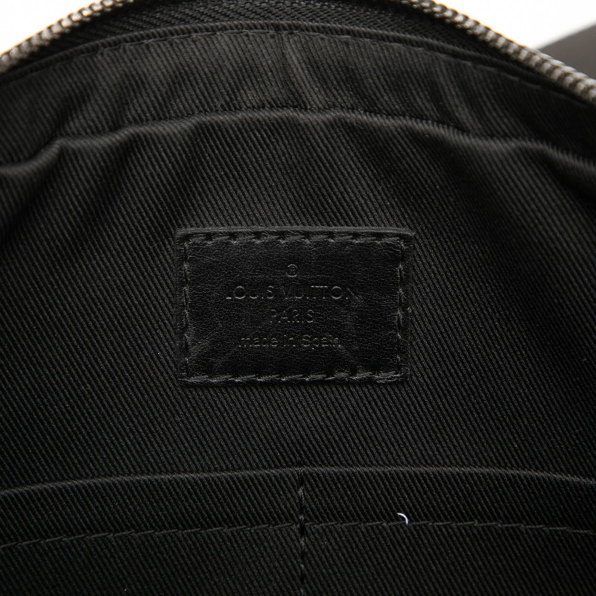Louis Vuitton Monogram Black Gray Purple Monogram Shoulder Bag