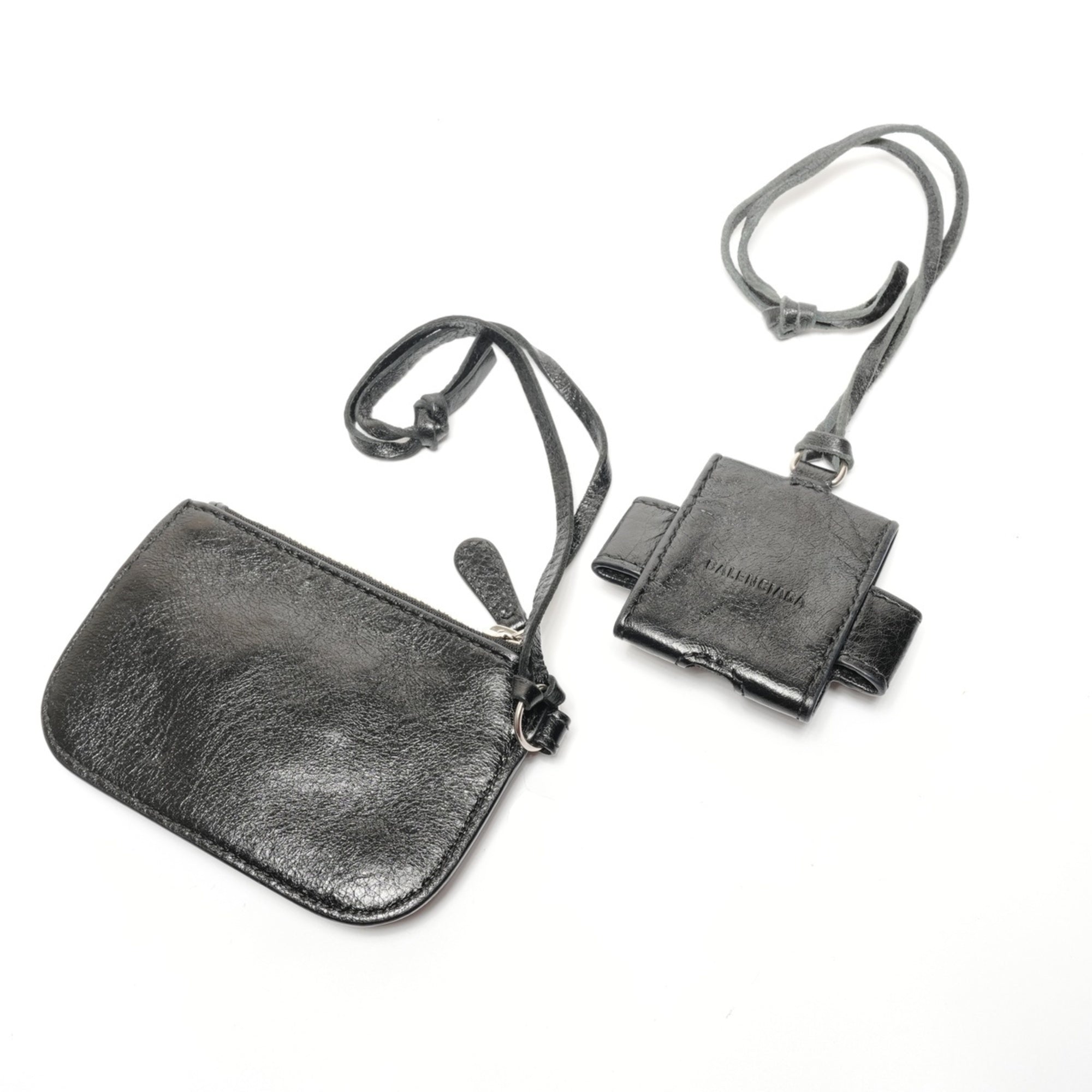 Balenciaga Black Leather Shoulder