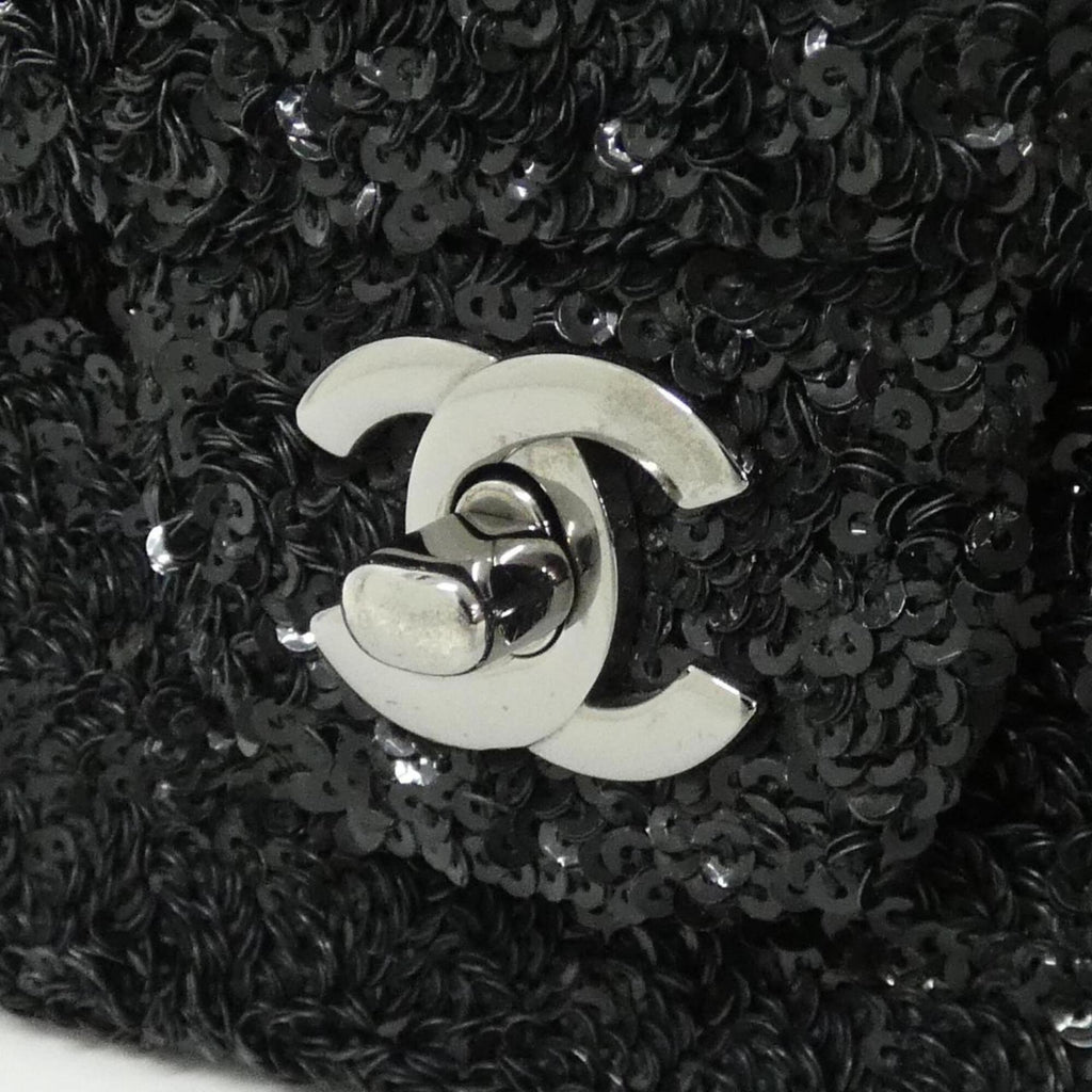 Chanel Black Spangles Shoulder Bag