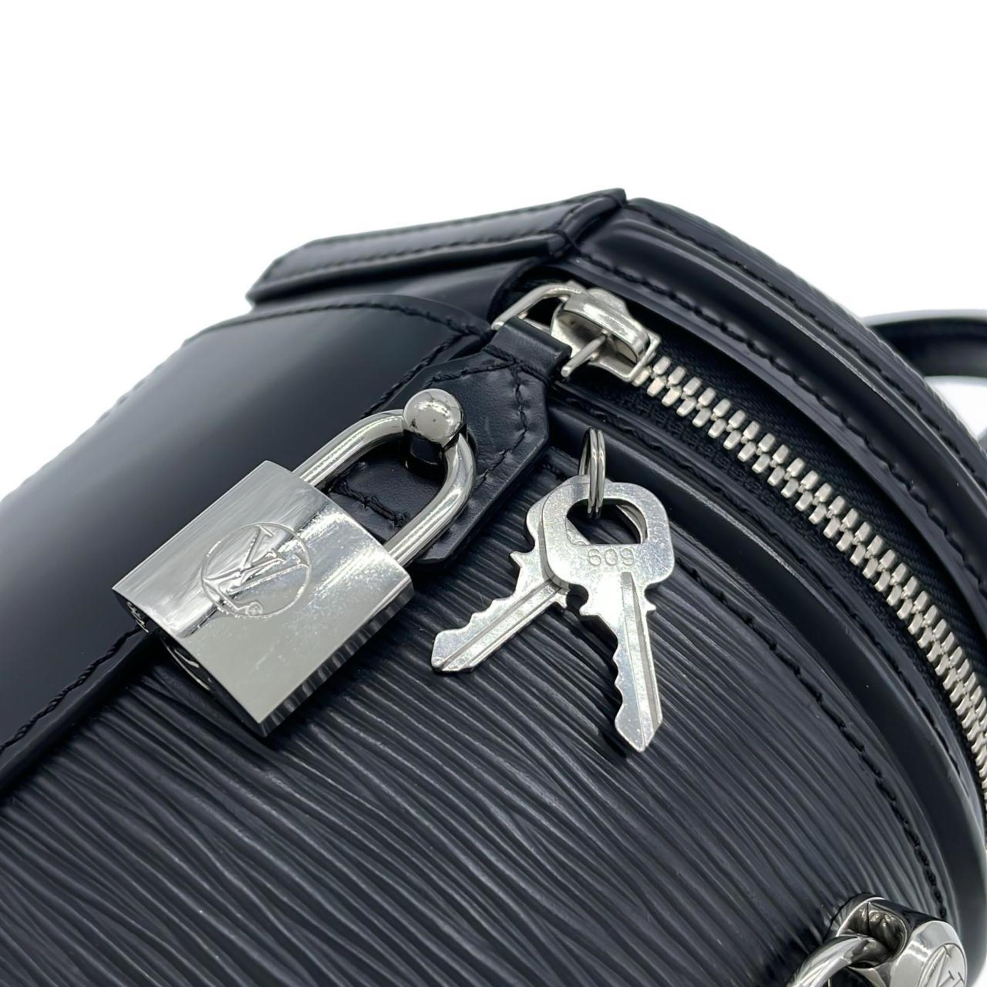 Louis Vuitton Black Leather Handbag