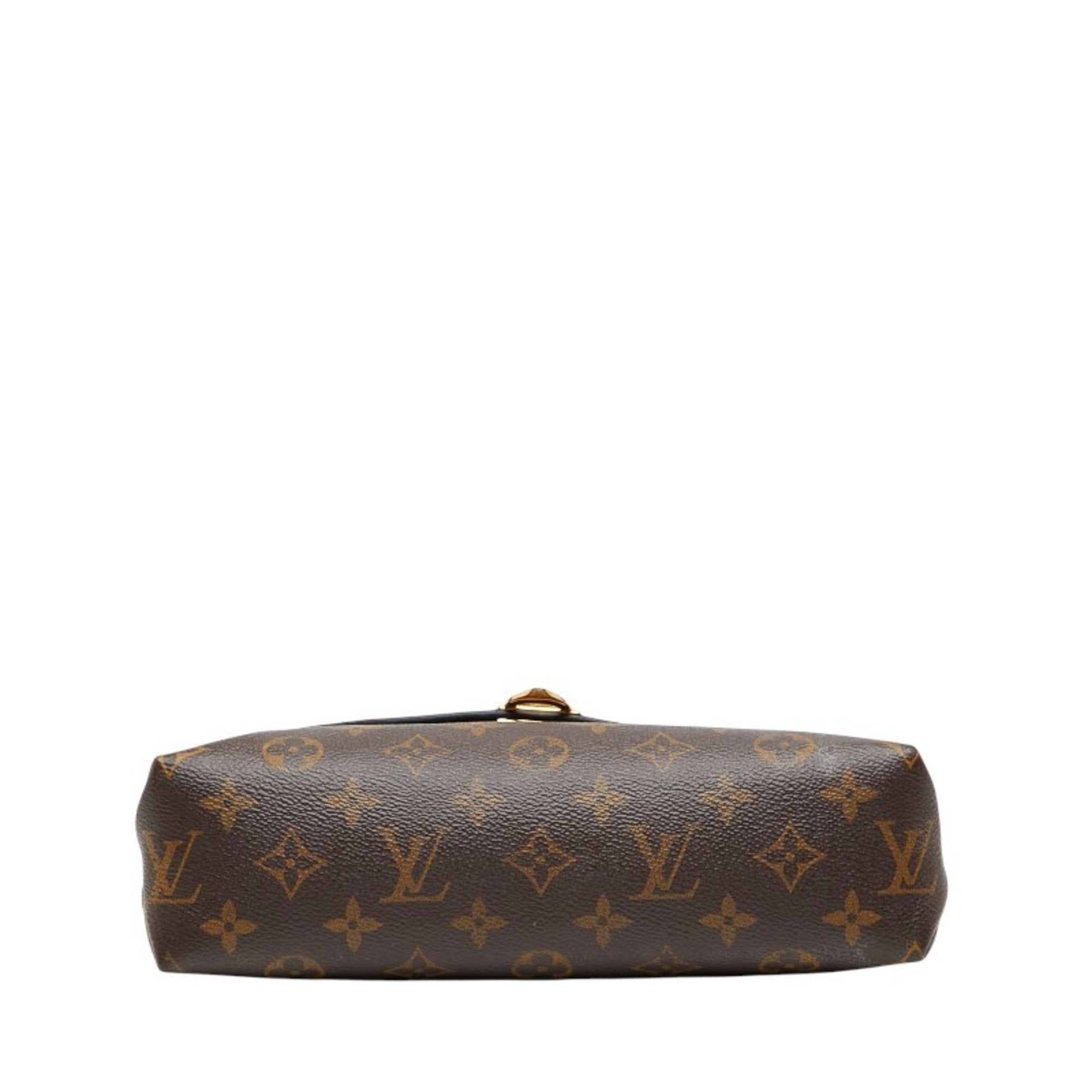 Louis Vuitton Brown Cerise Red Color Pvc Leather Shoulder Bag
