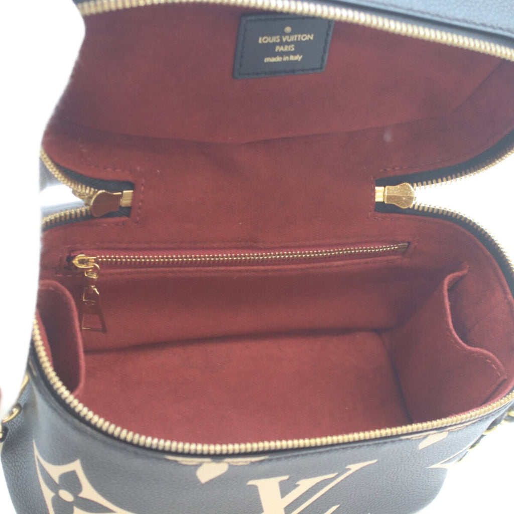 Louis Vuitton Black Noir Monogram Empreinte Shoulder Bag